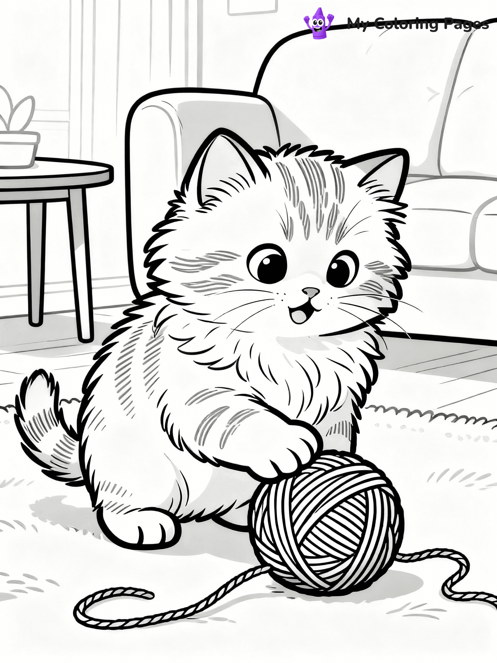 Cat And Dog Coloring Pages - 23