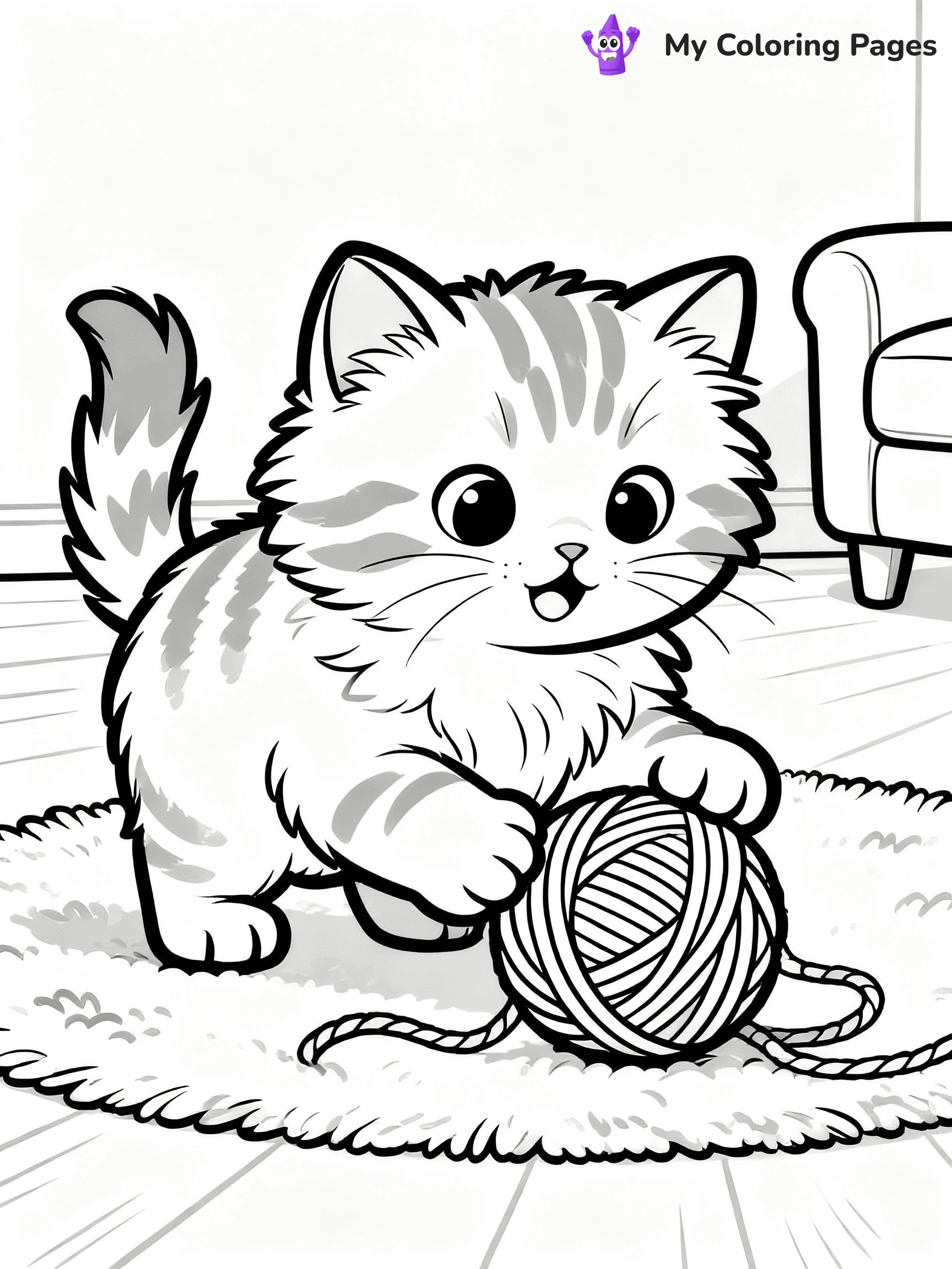 Cat And Dog Coloring Pages - 20