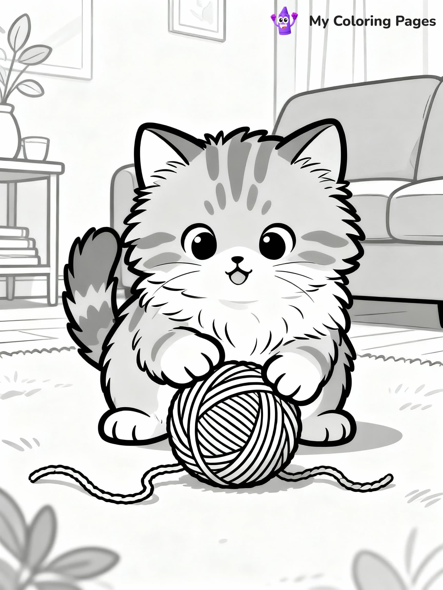 Cat And Dog Coloring Pages - 19