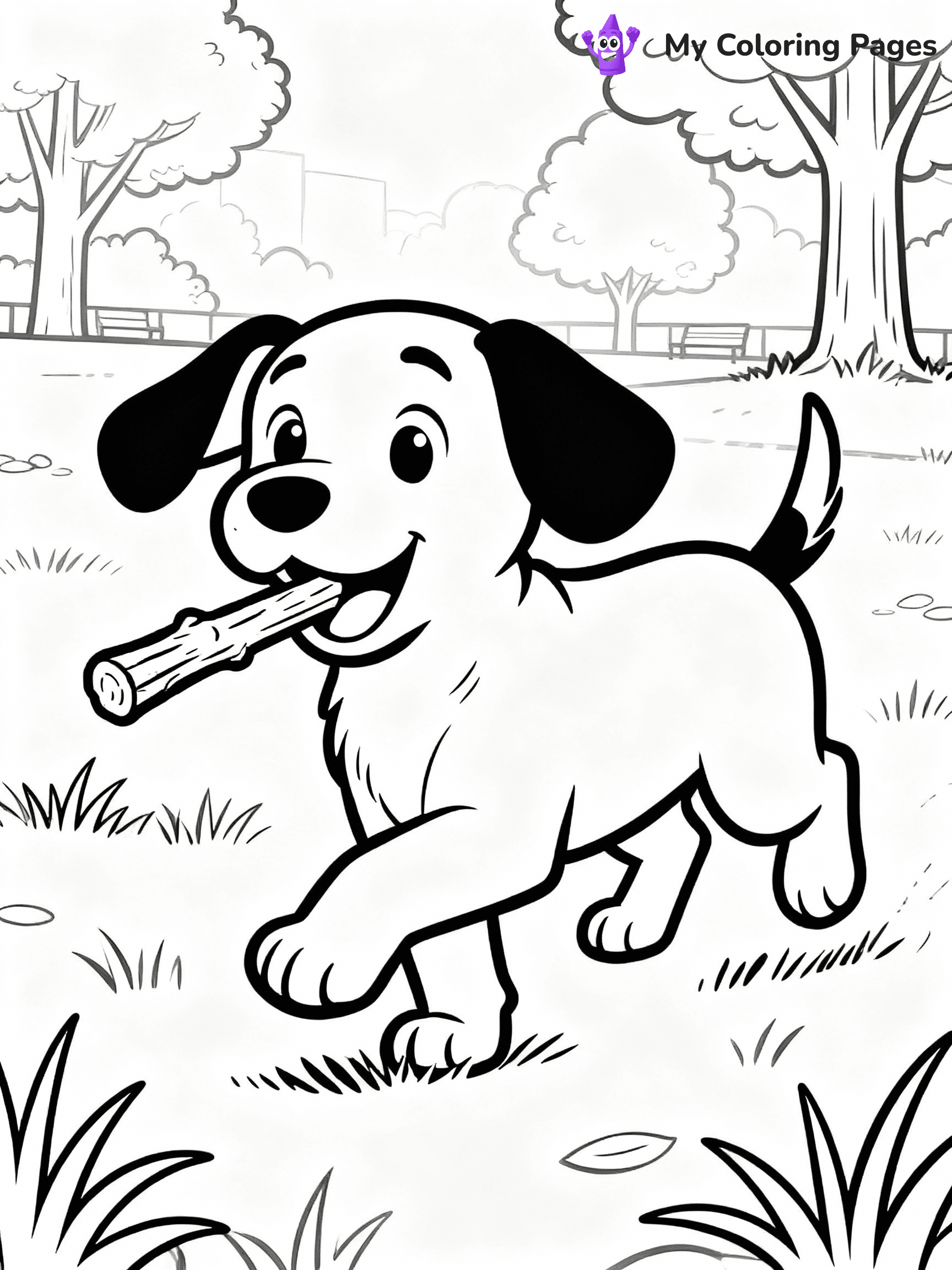 Cat And Dog Coloring Pages - 13