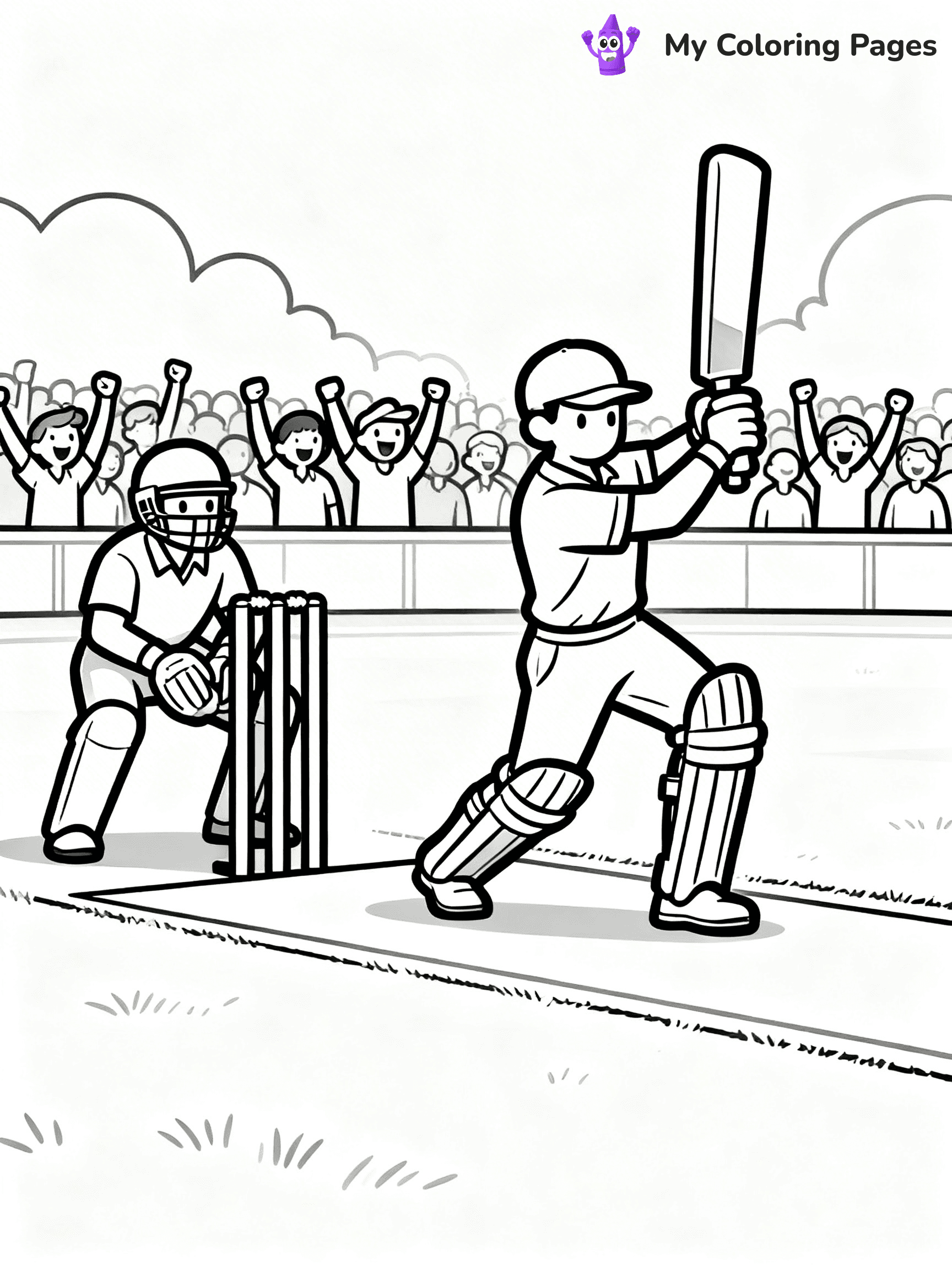 Cricket Coloring Pages - 3