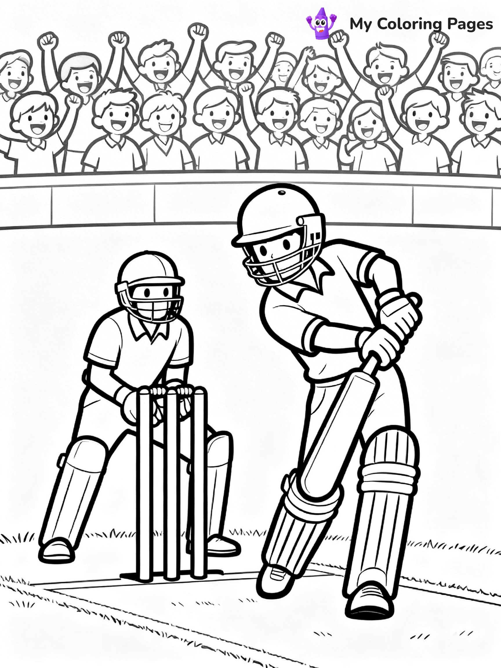 Cricket Coloring Pages - 1