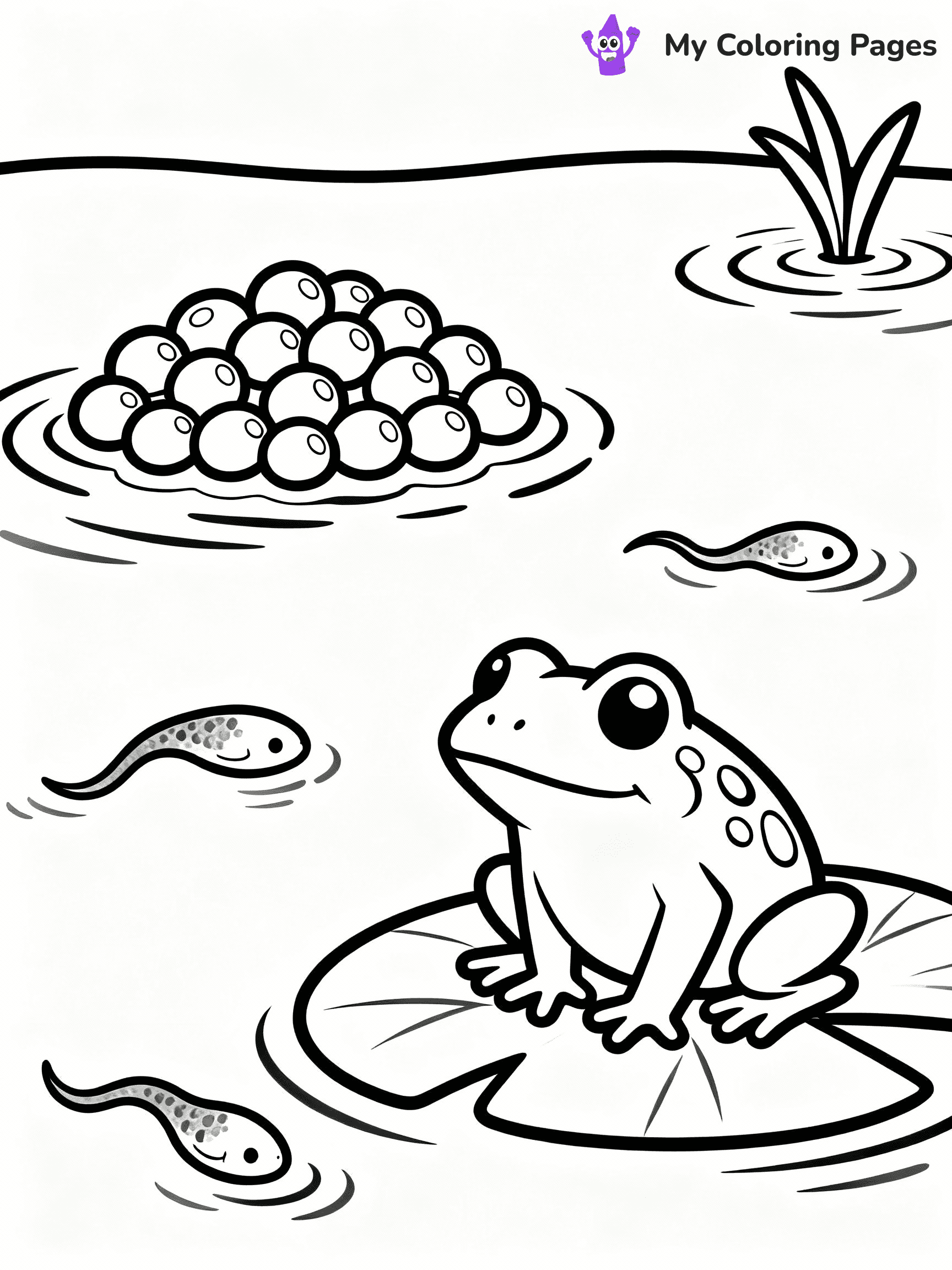 Frog Coloring Pages - 54
