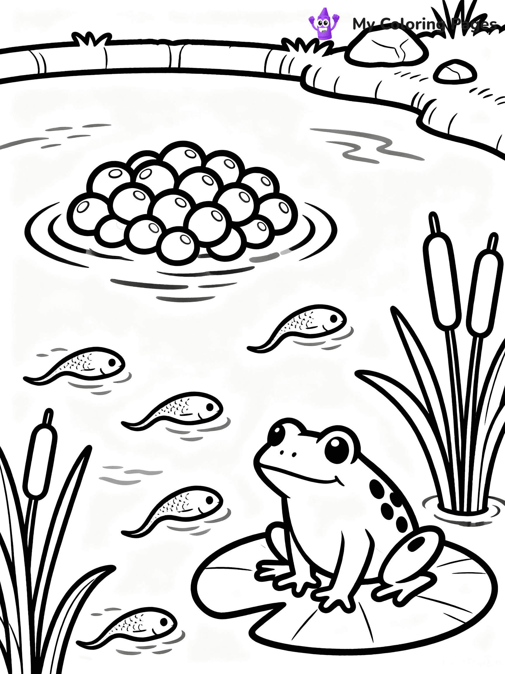 Frog Coloring Pages - 53