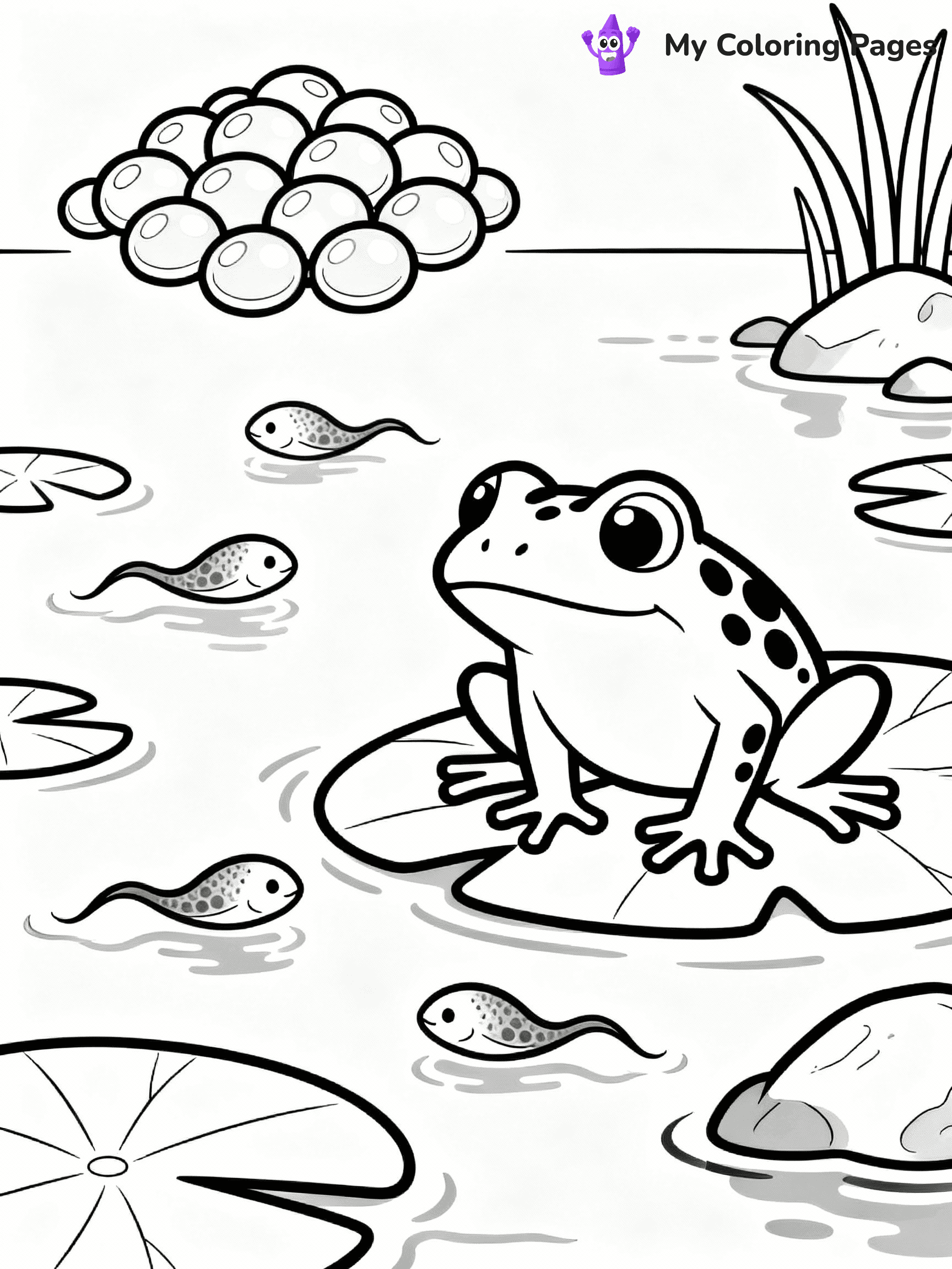 Frog Coloring Pages - 52