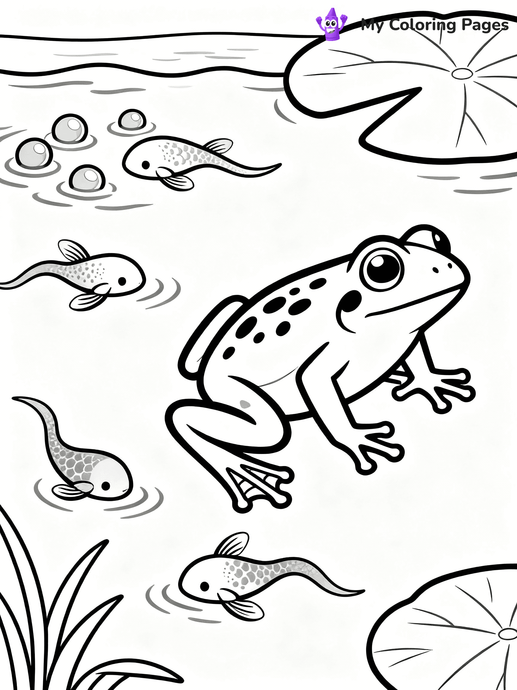 Frog Coloring Pages - 51