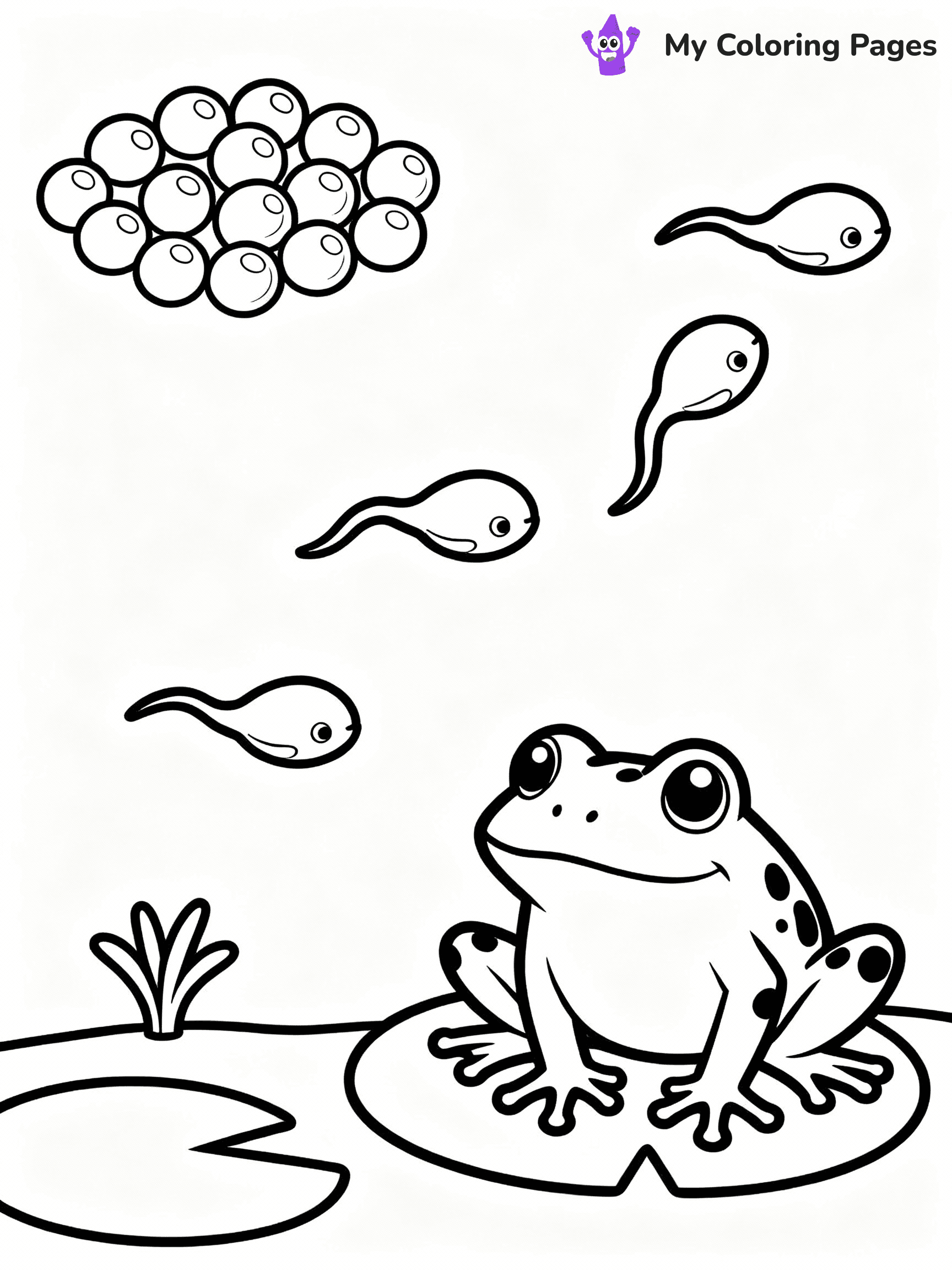 Frog Coloring Pages - 47