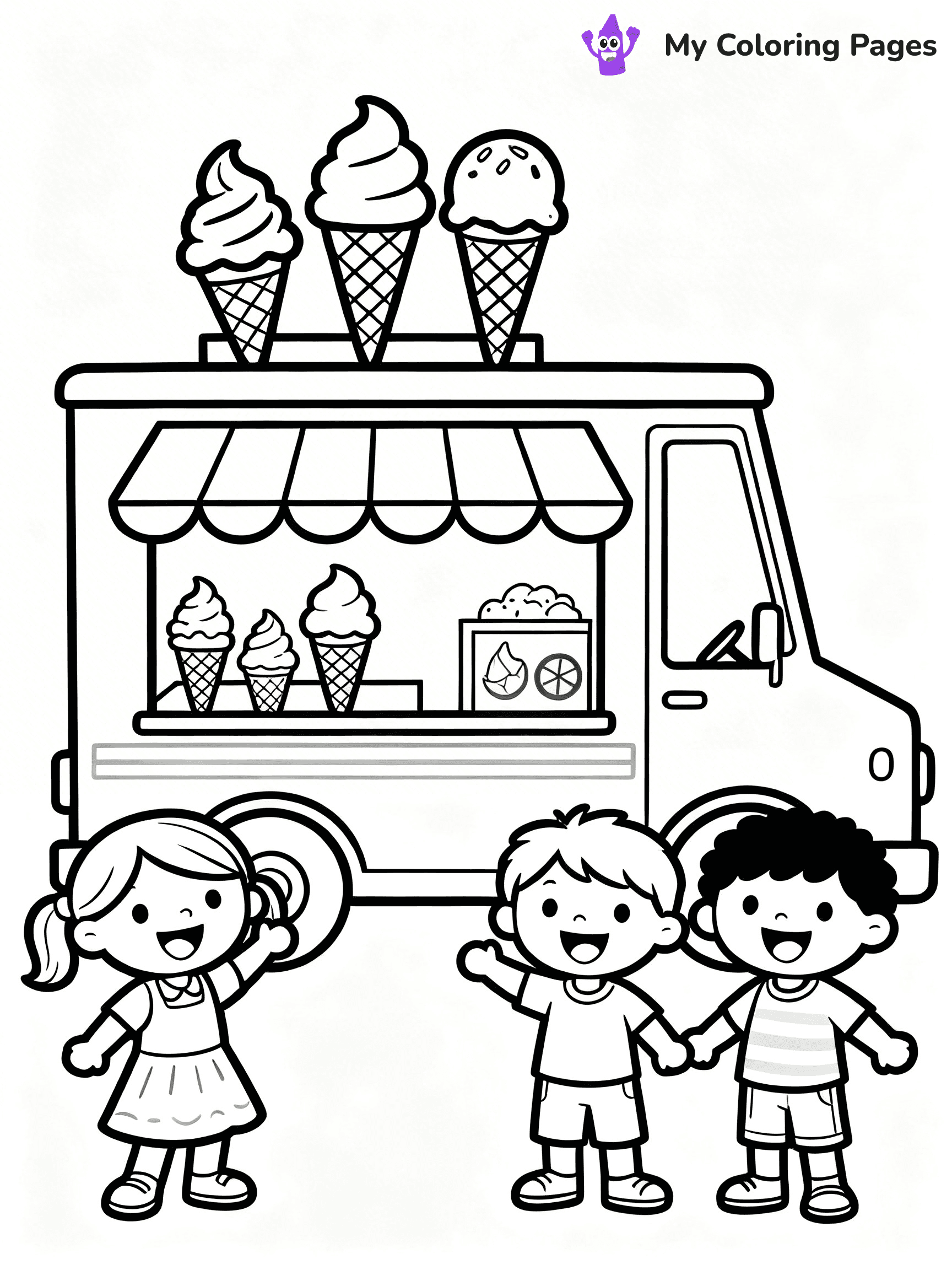 Food Truck Coloring Pages - 23