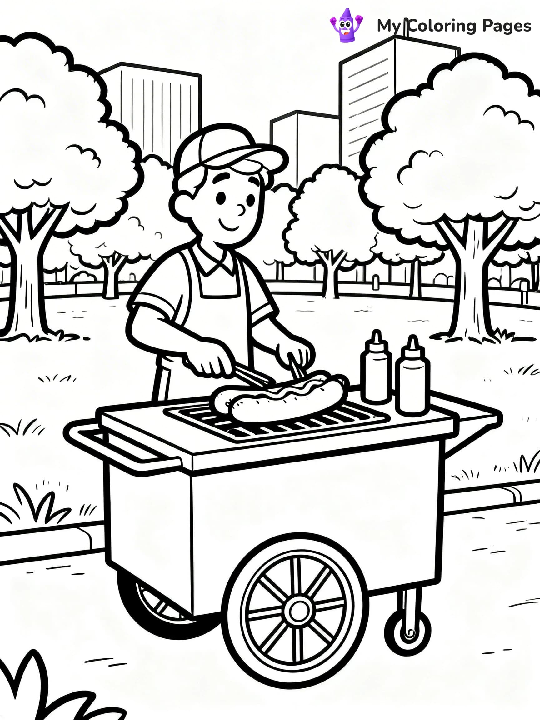 Food Truck Coloring Pages - 18