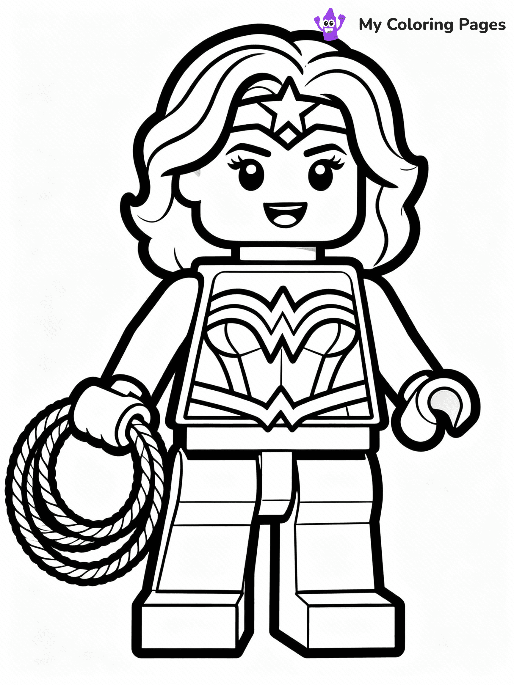 Wonder Woman Coloring Pages - 34