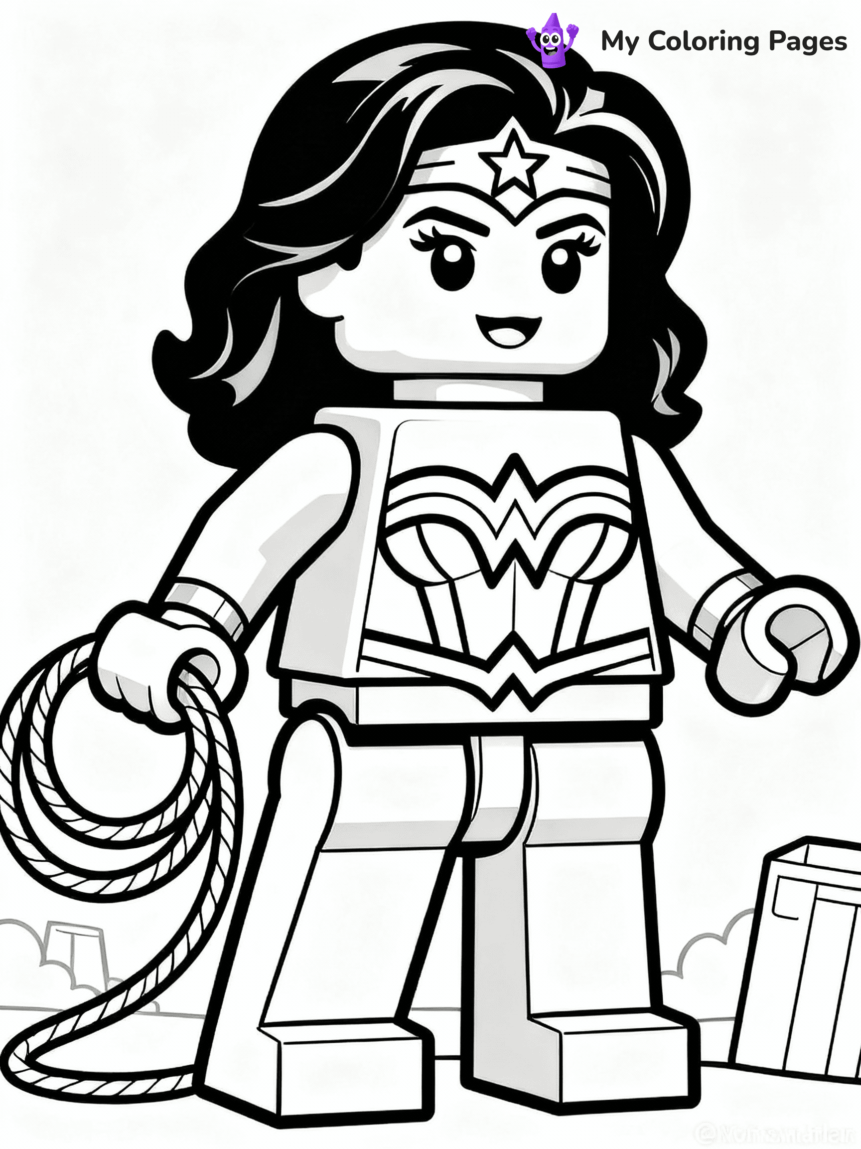 Wonder Woman Coloring Pages - 33