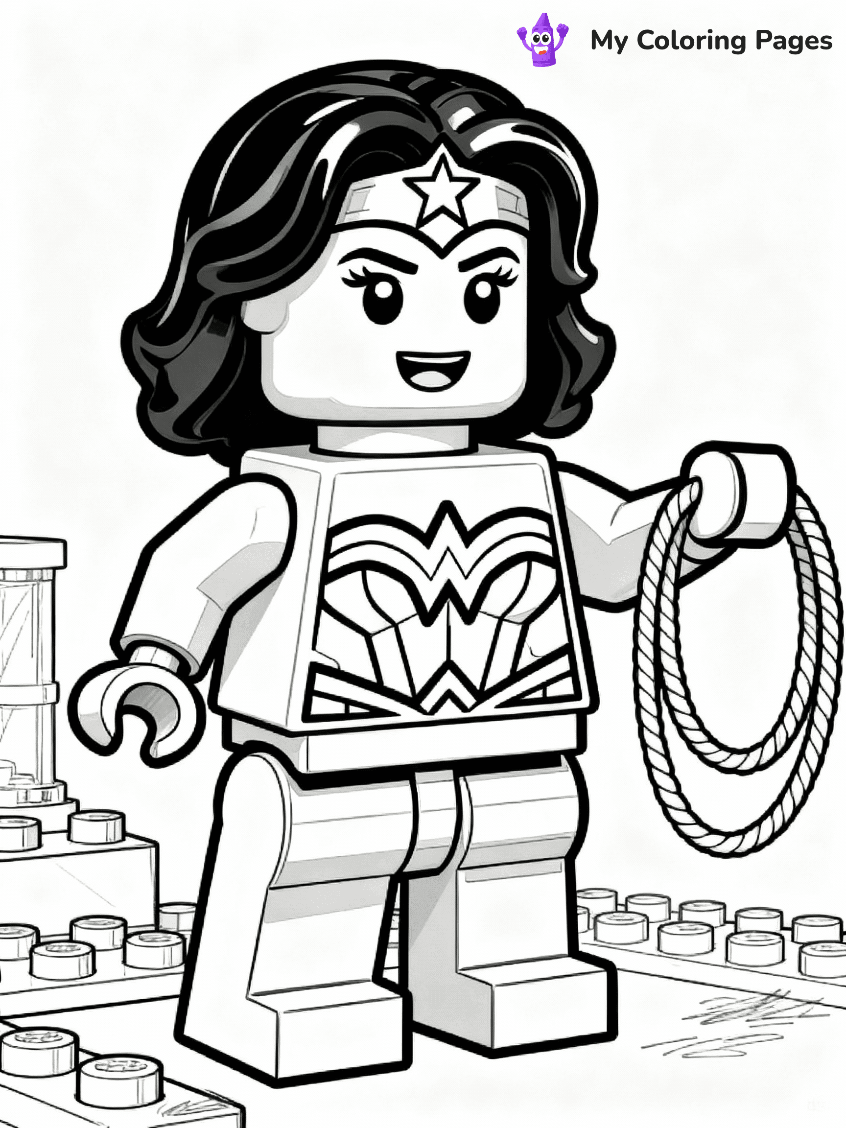 Wonder Woman Coloring Pages - 31
