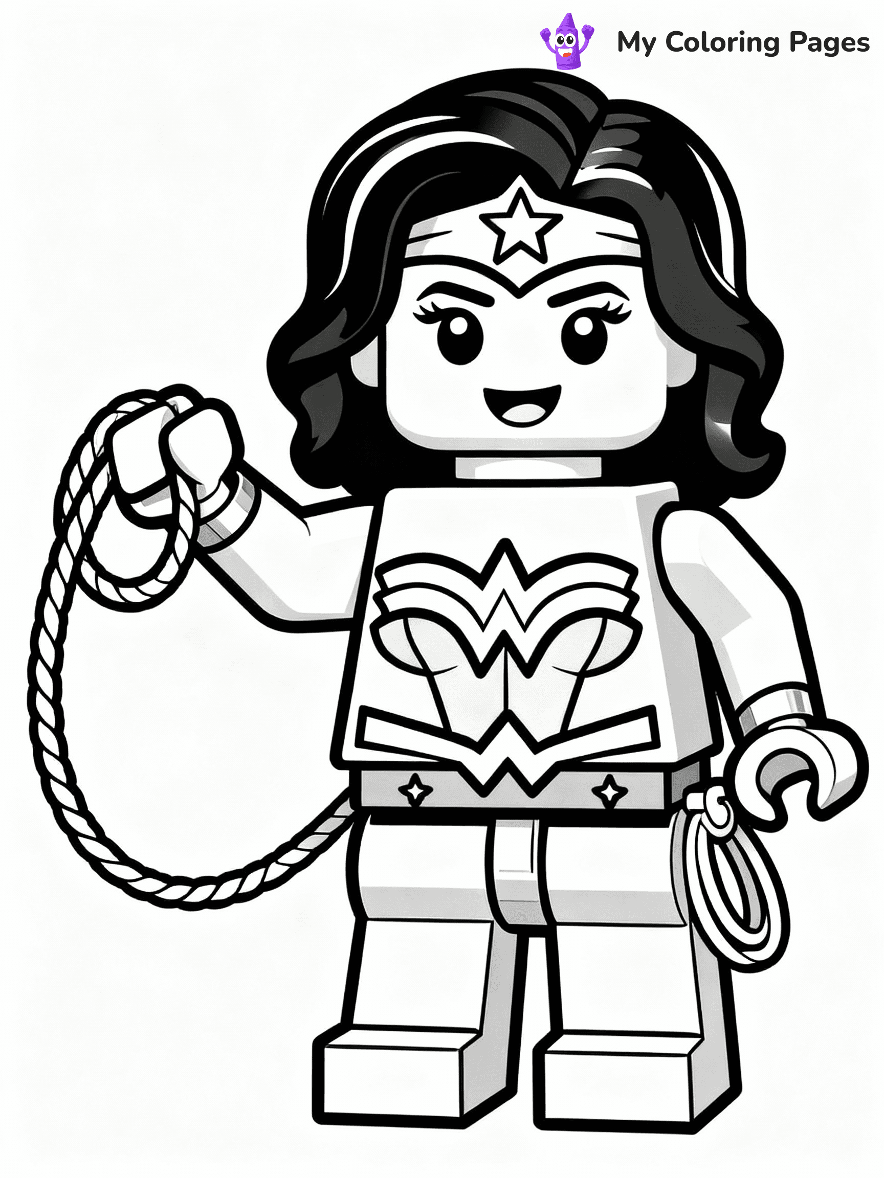 Wonder Woman Coloring Pages - 30