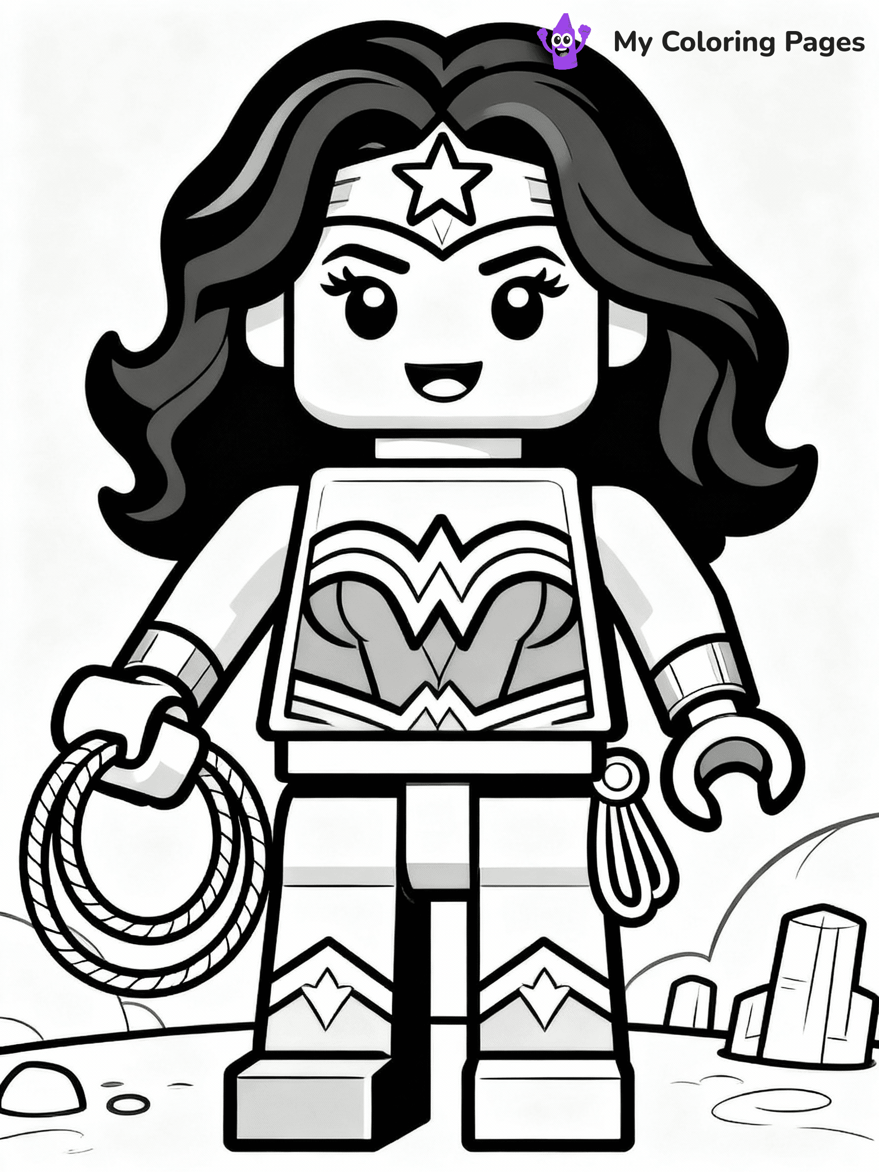 Wonder Woman Coloring Pages - 29