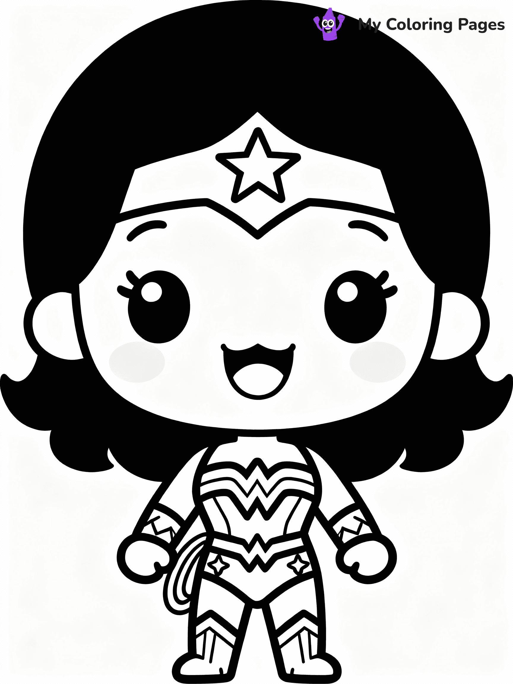 Wonder Woman Coloring Pages - 27