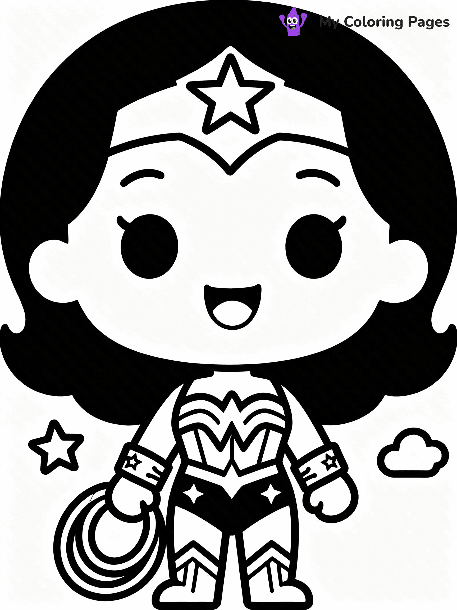 Wonder Woman Coloring Pages - 25