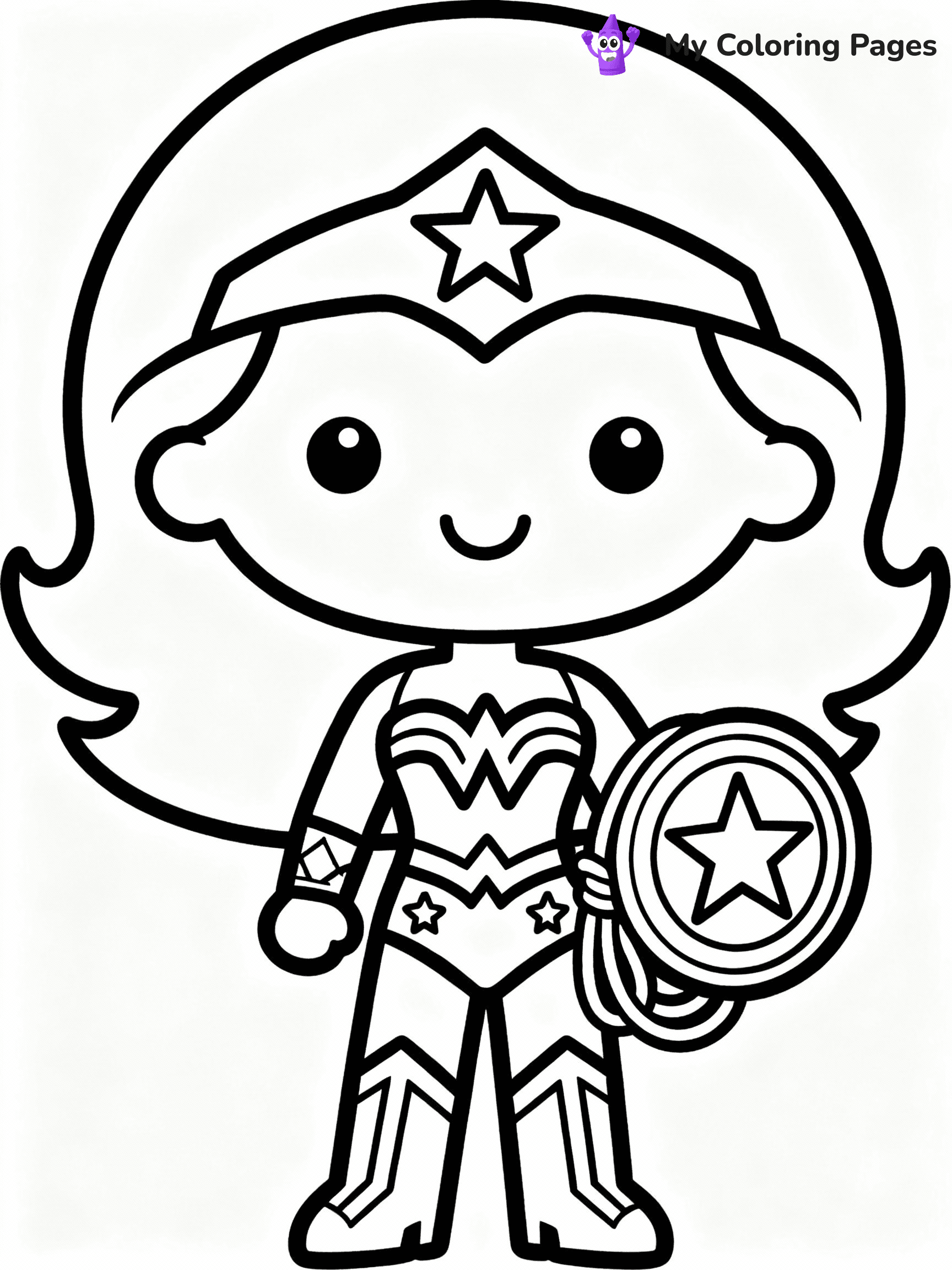 Wonder Woman Coloring Pages - 23