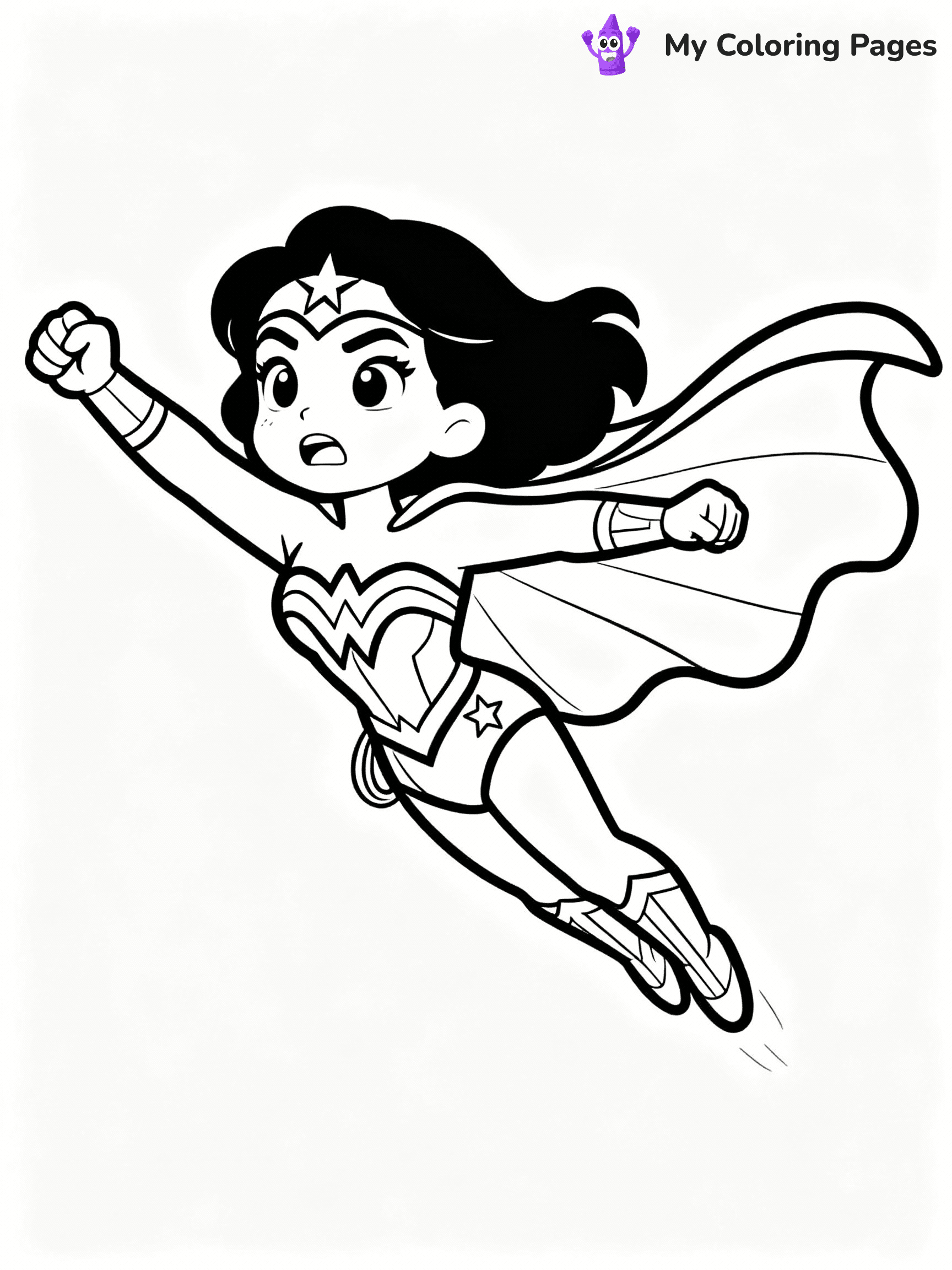 Wonder Woman Coloring Pages - 17