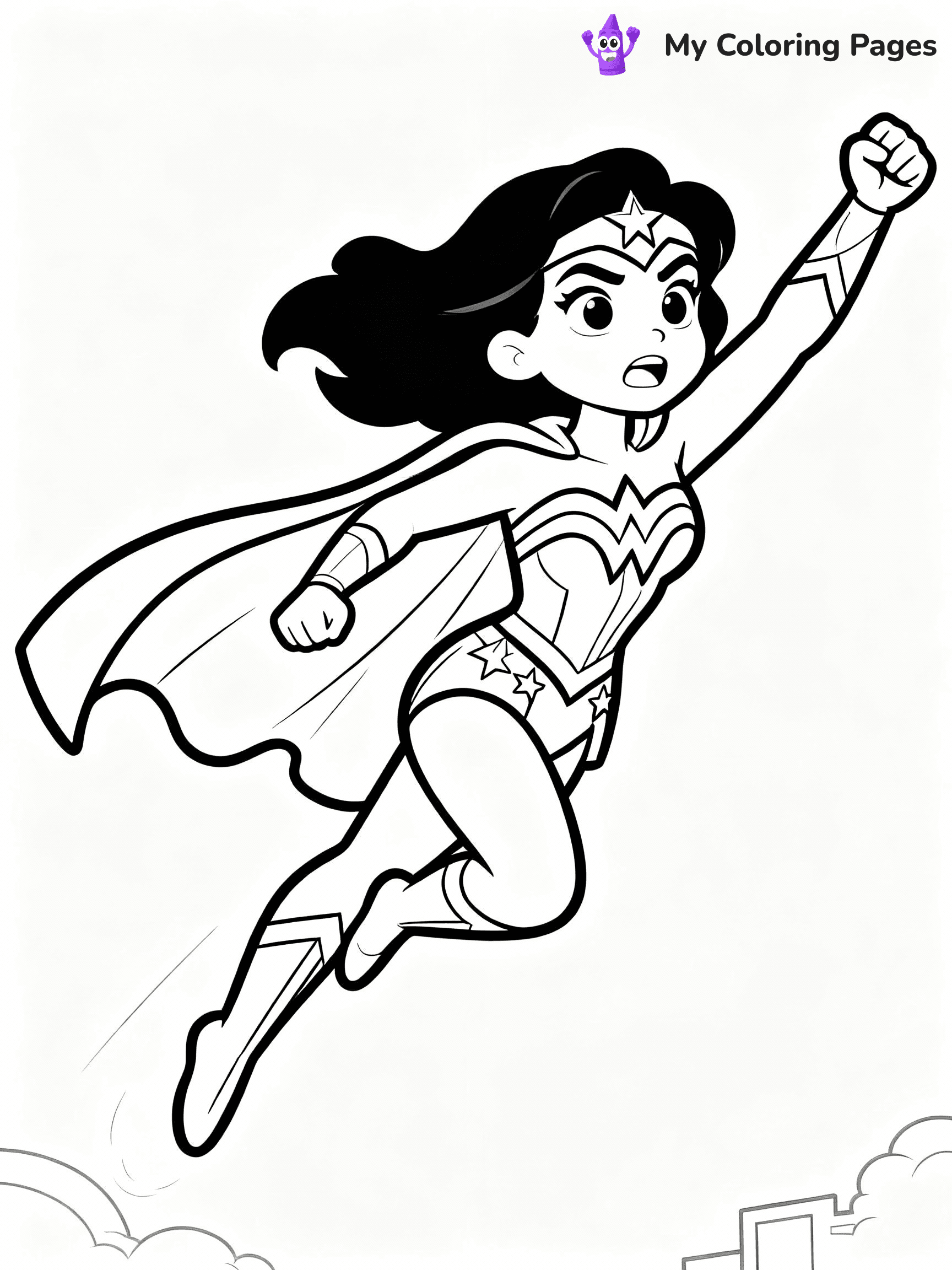 Wonder Woman Coloring Pages - 15