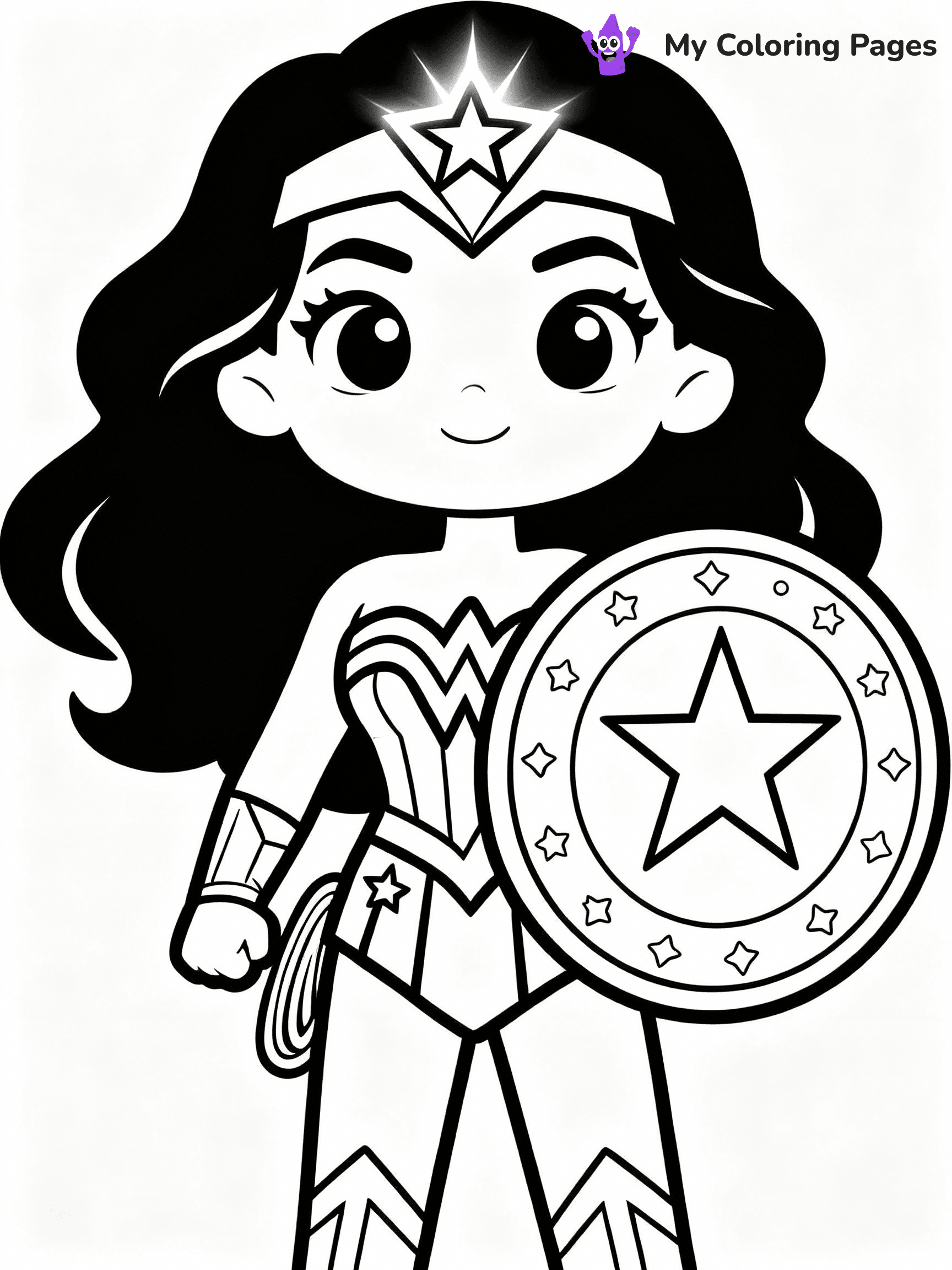 Wonder Woman Coloring Pages - 14