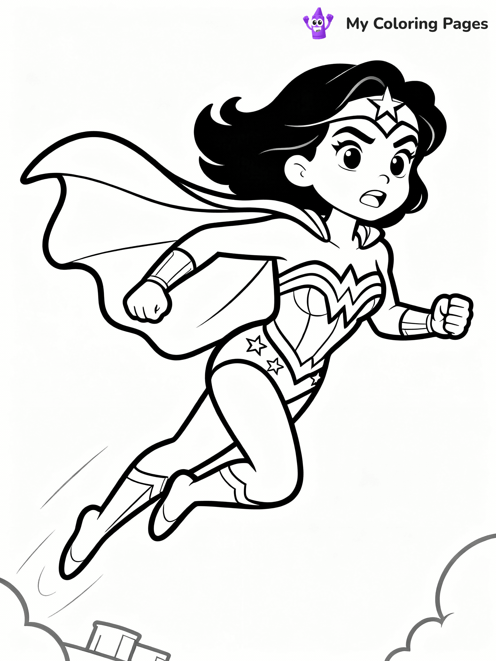 Wonder Woman Coloring Pages - 11