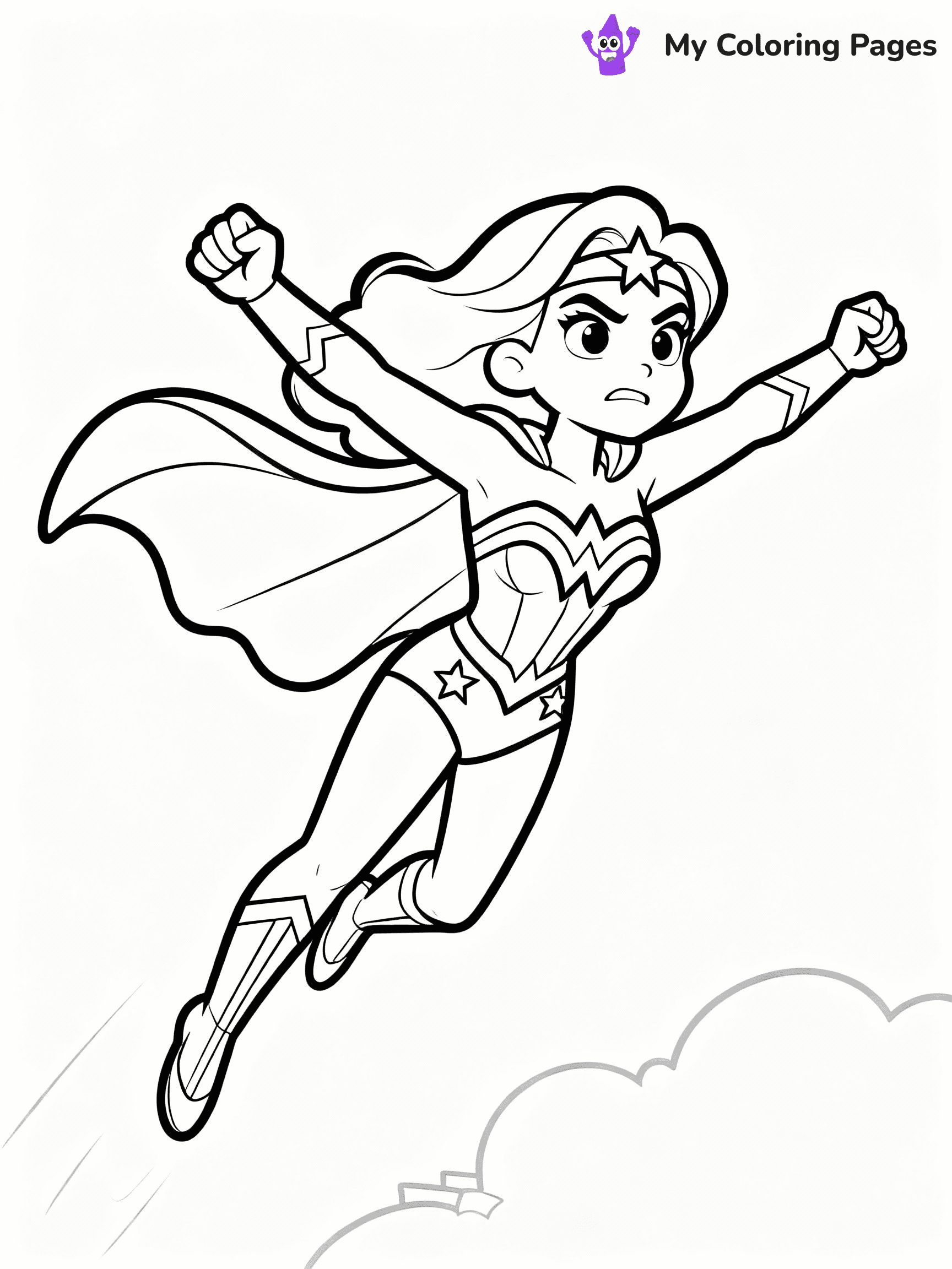 Wonder Woman Coloring Pages - 9