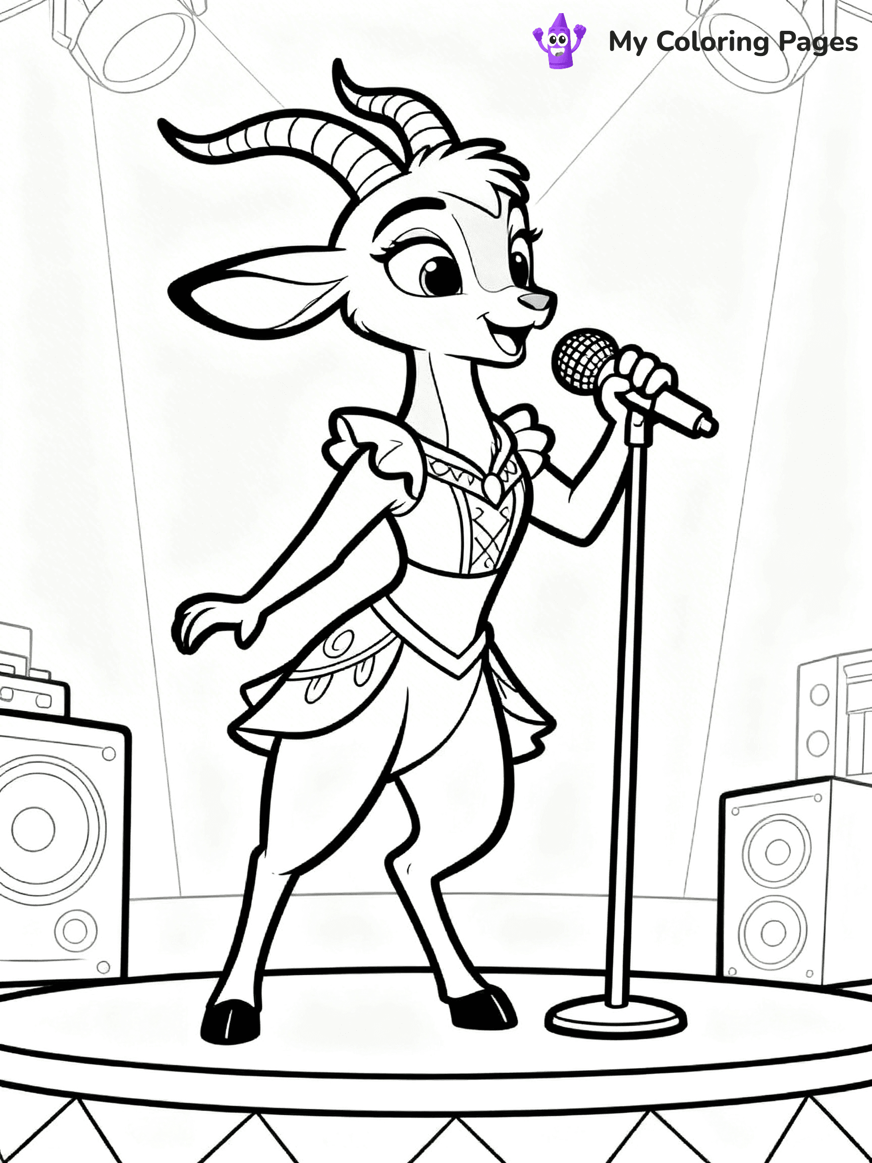 Zootopia Coloring Pages - 28