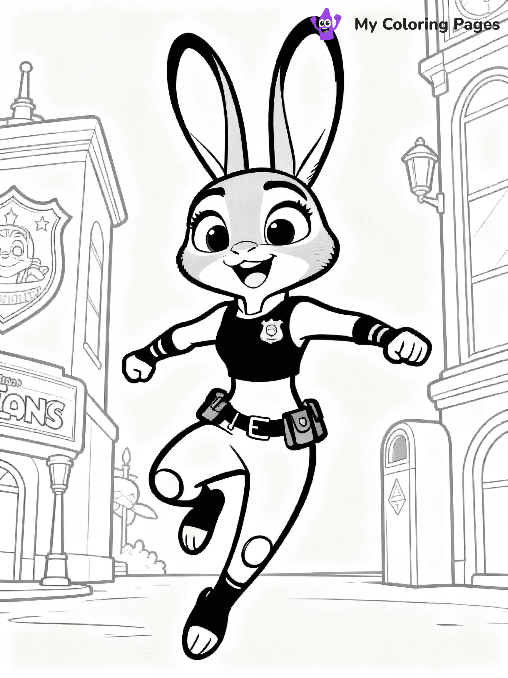 Zootopia Coloring Pages - 22