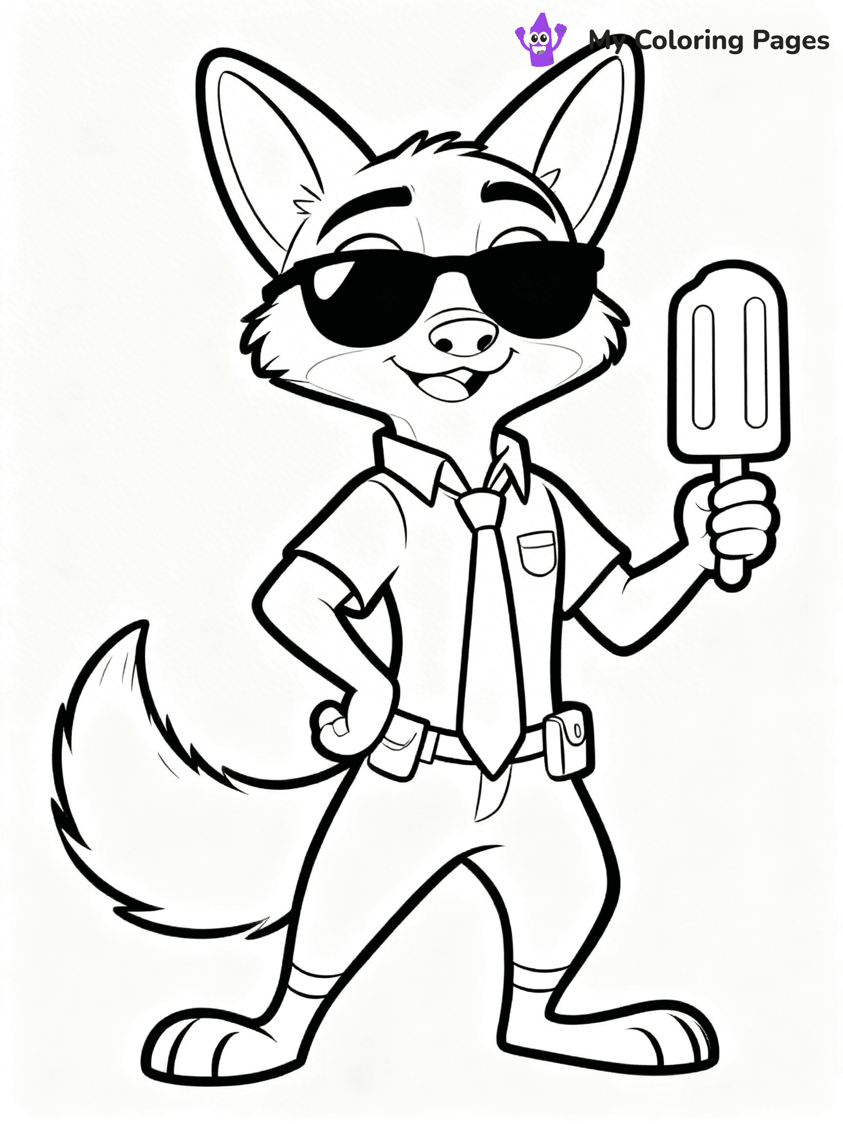 Zootopia Coloring Pages - 8