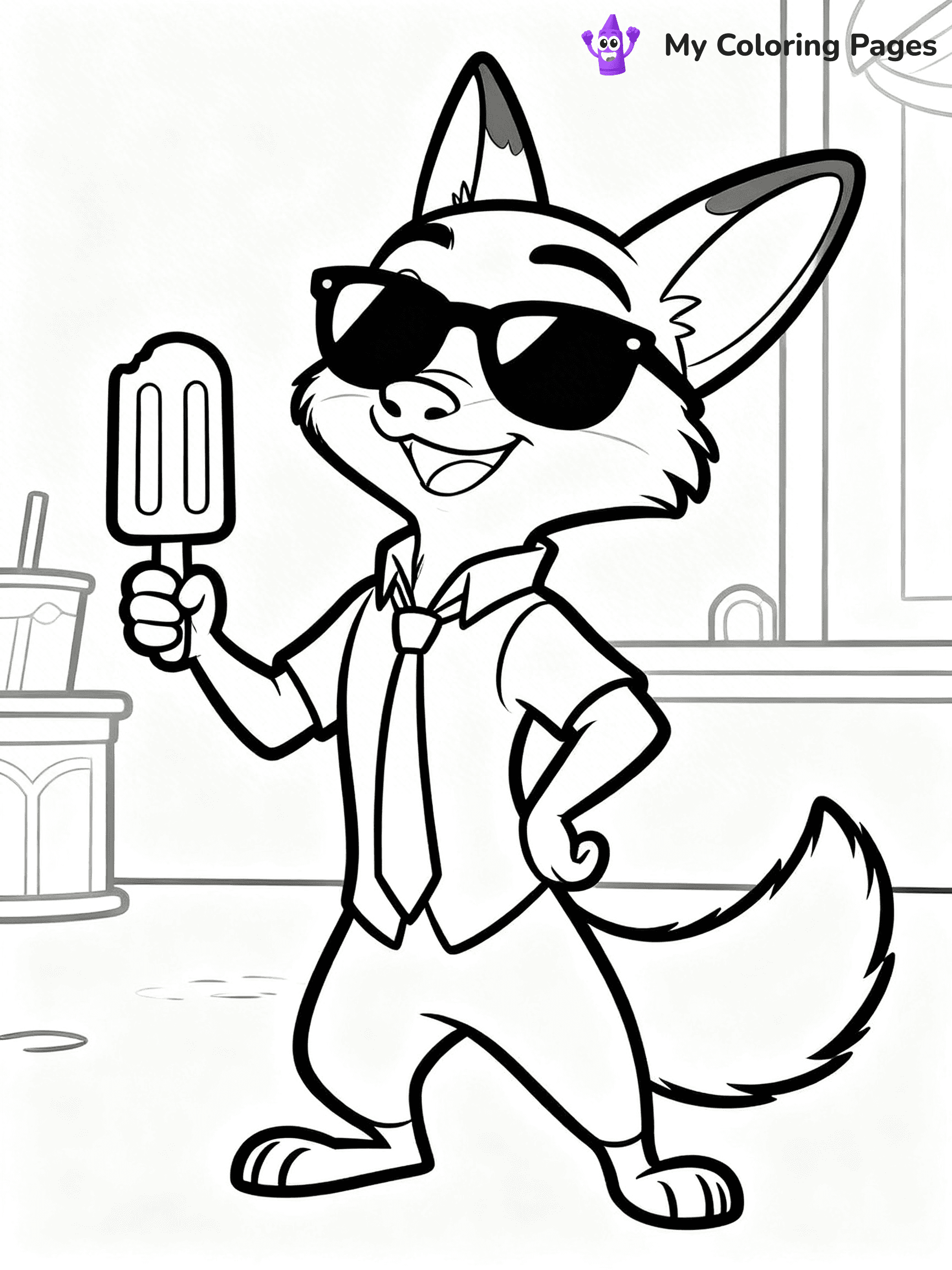 Zootopia Coloring Pages - 7