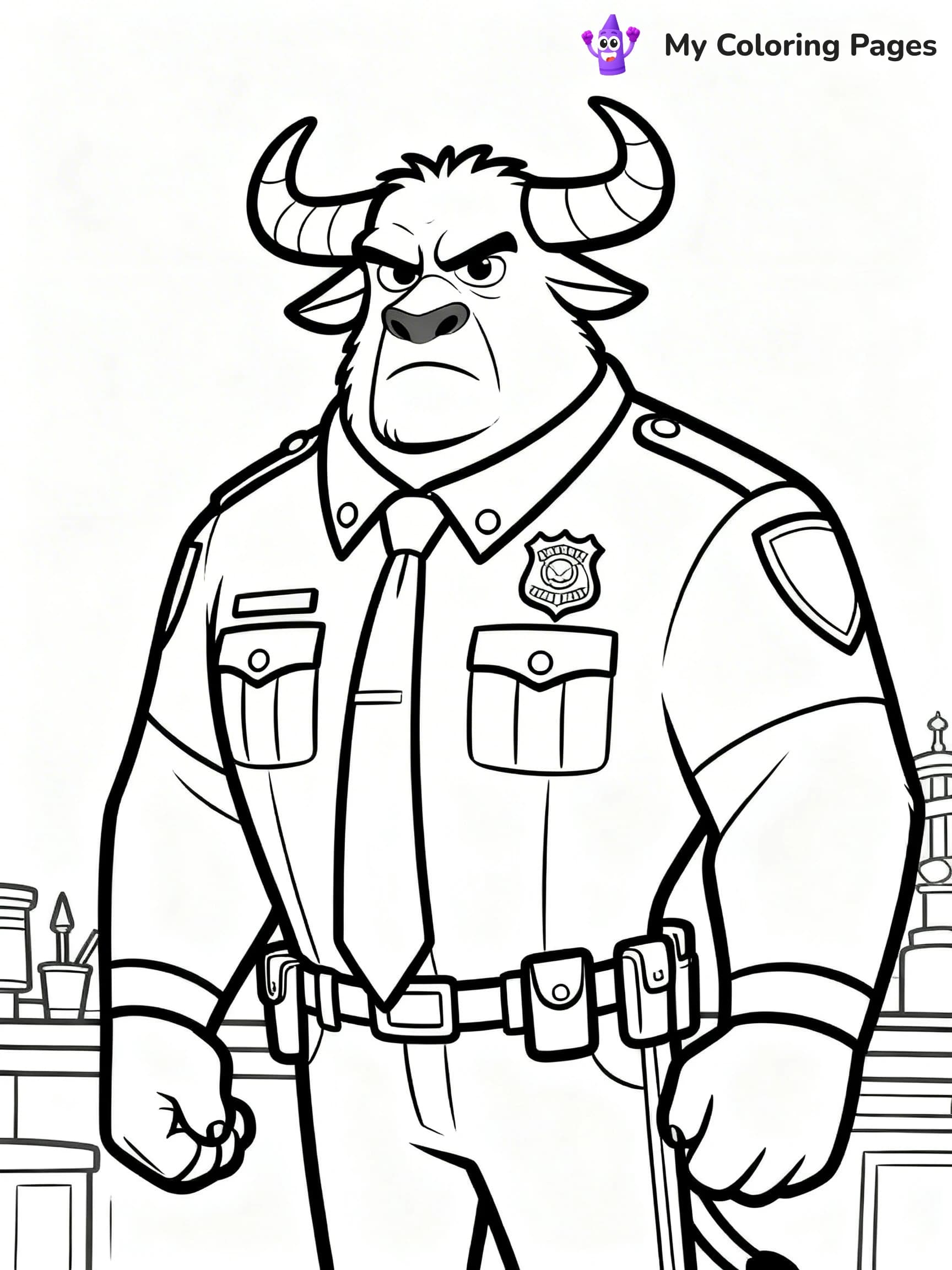 Zootopia Coloring Pages - 2