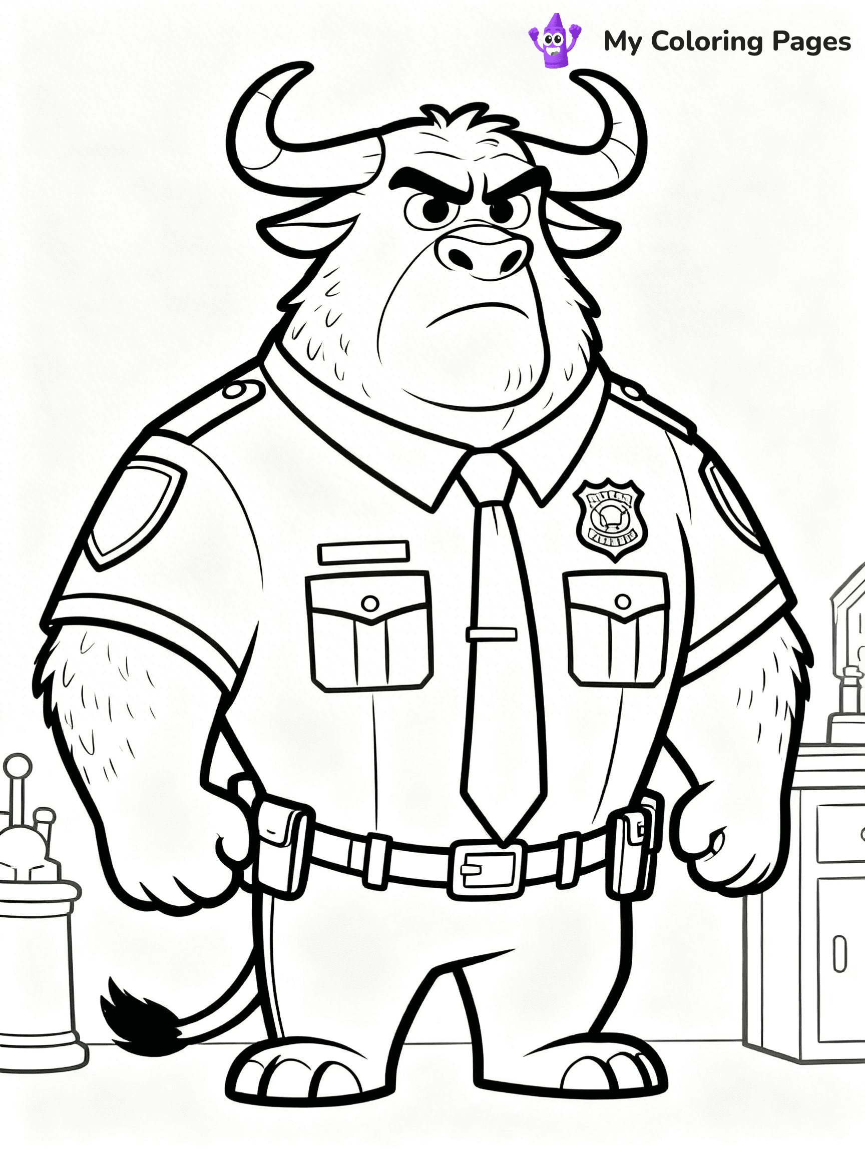 Zootopia Coloring Pages - 1