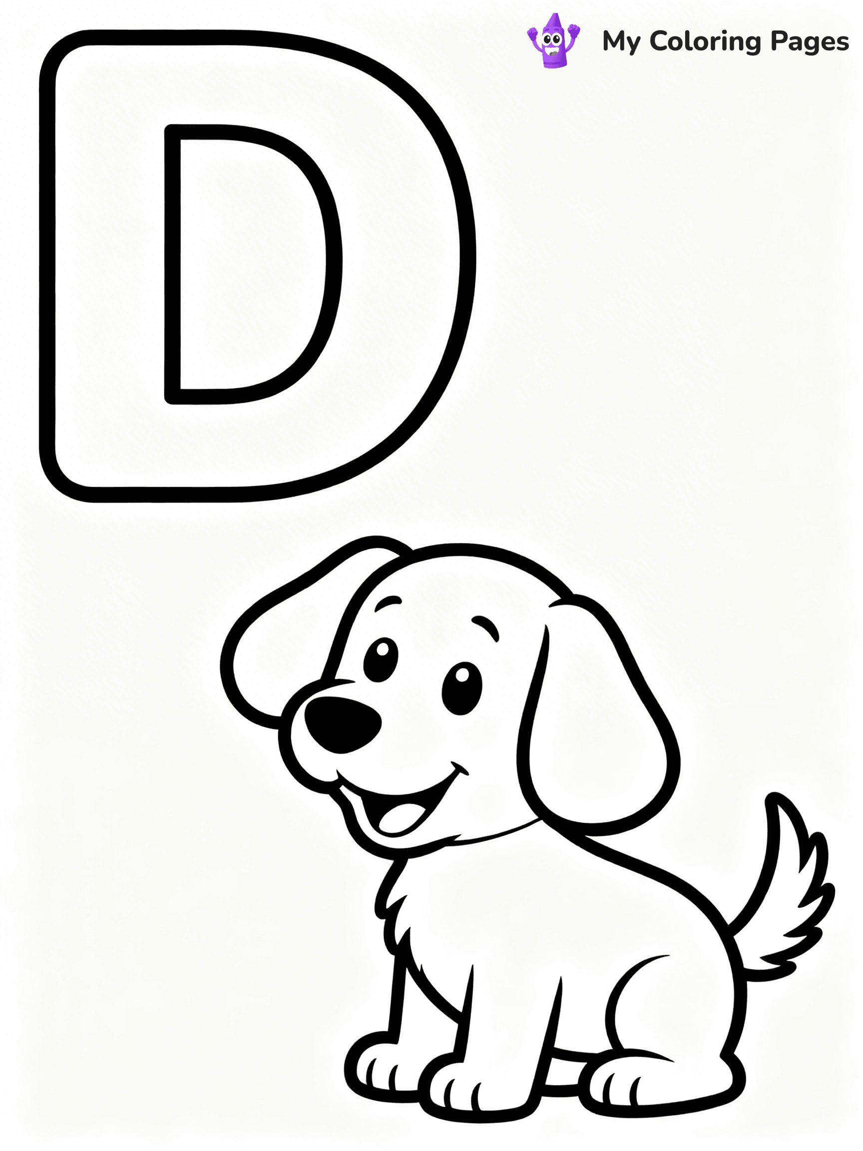 Letter D Coloring Pages - 26