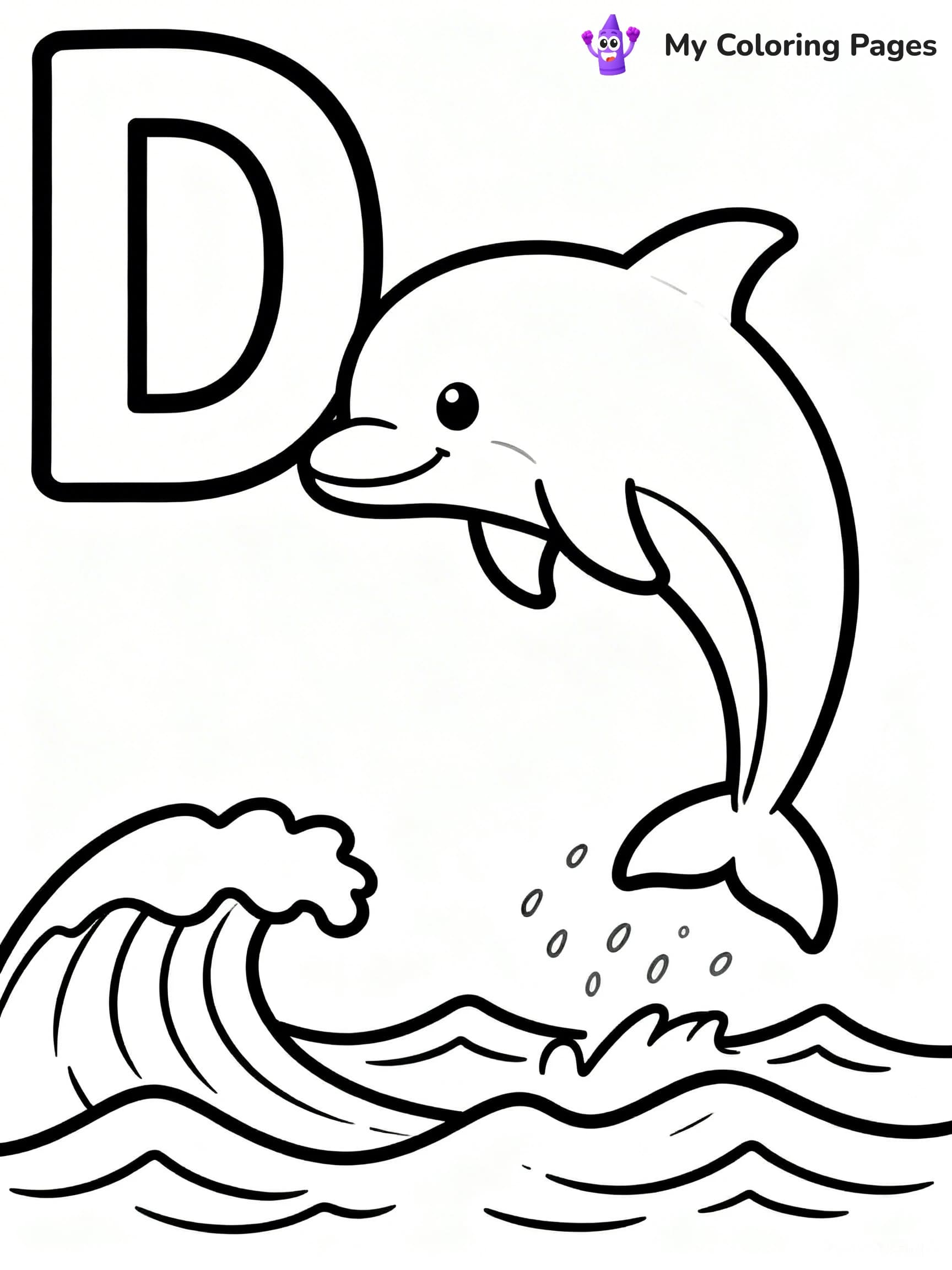 Letter D Coloring Pages - 11