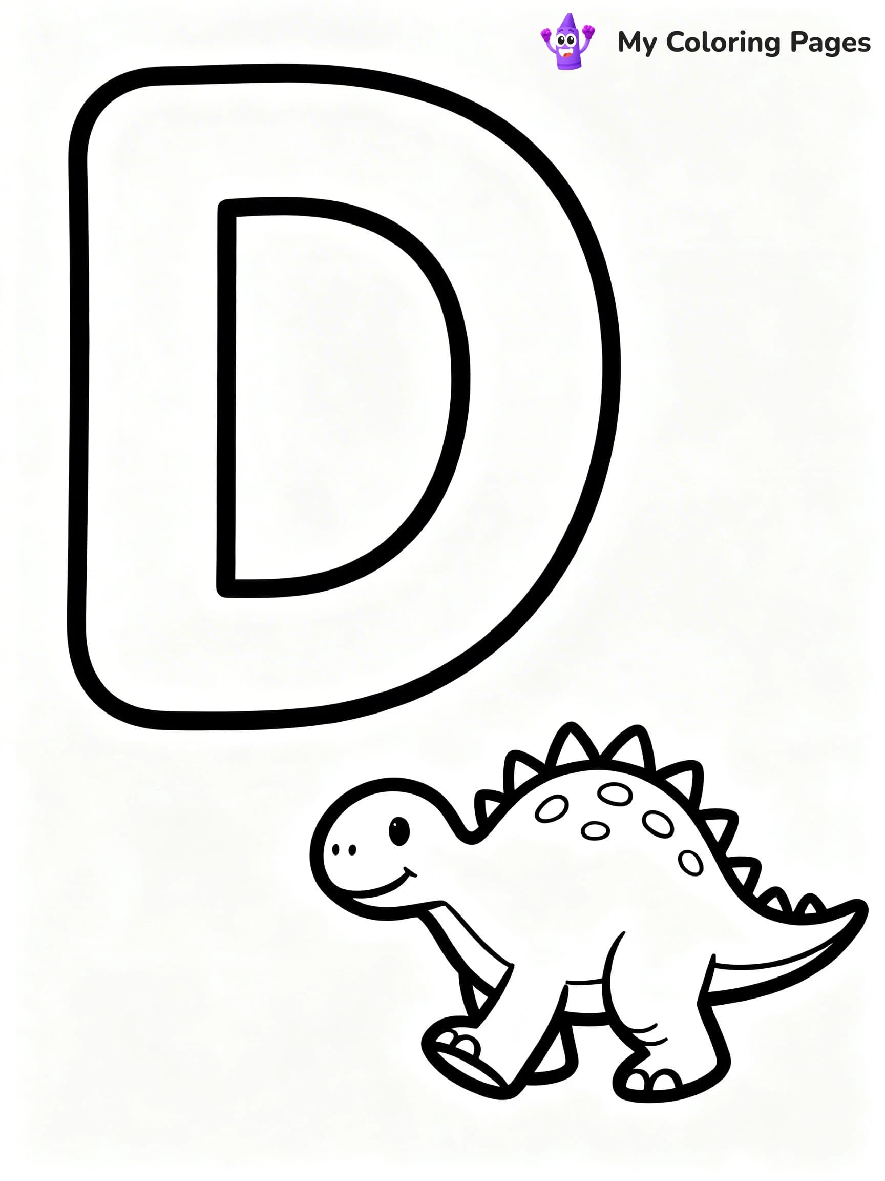 Letter D Coloring Pages - 9