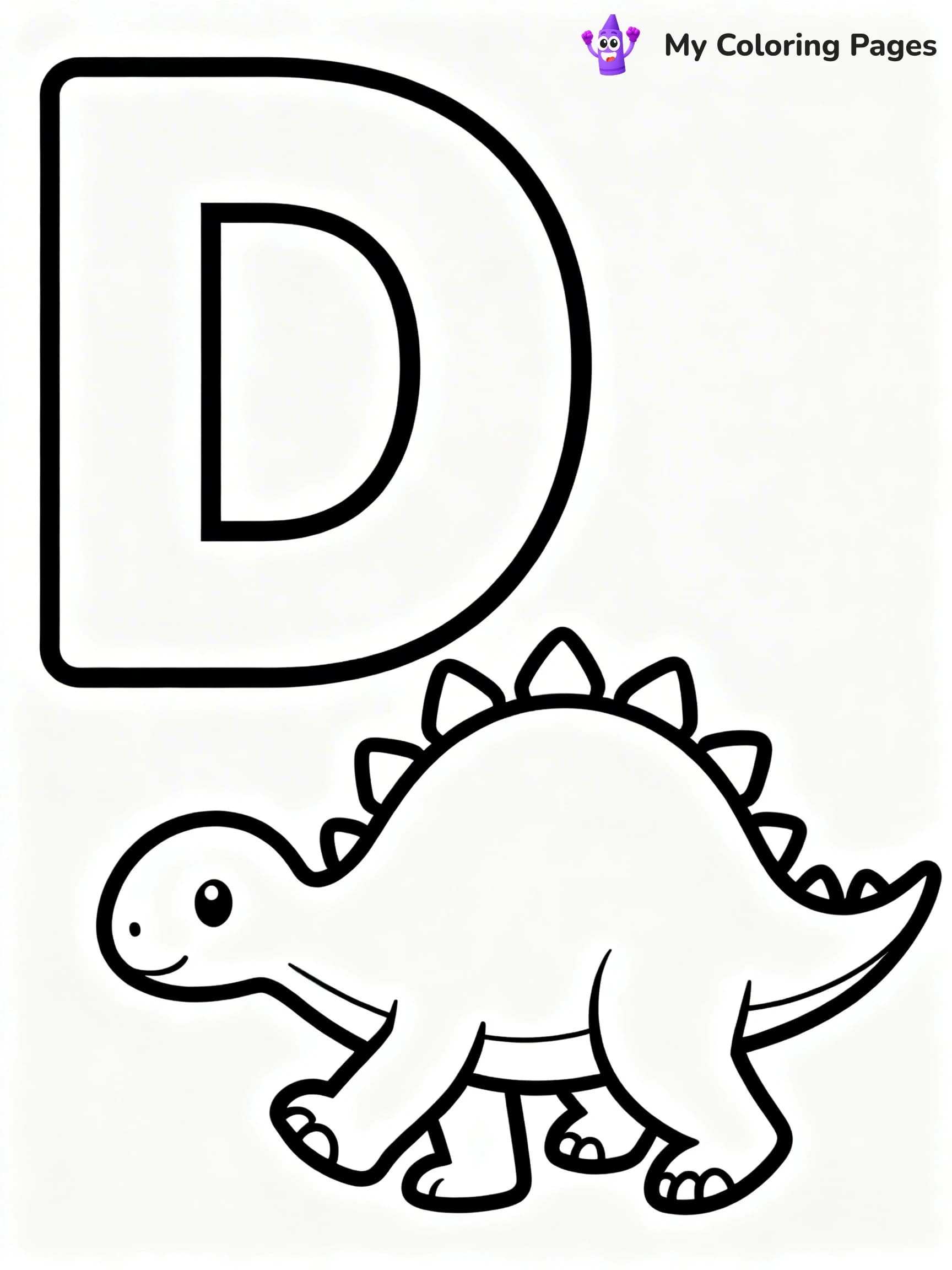 Letter D Coloring Pages - 8