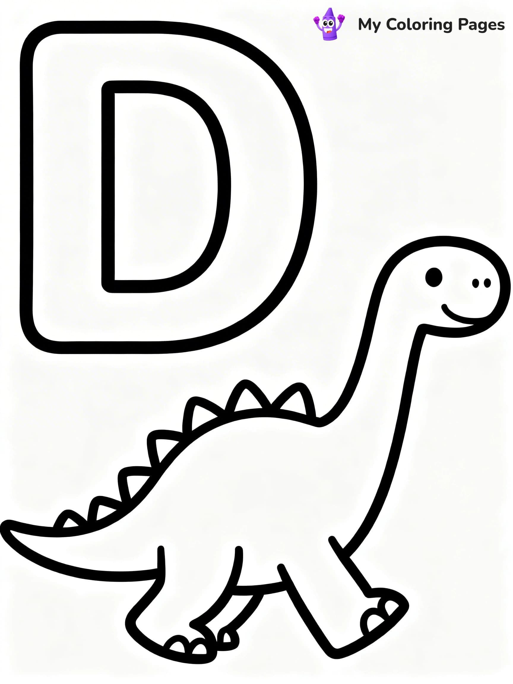 Letter D Coloring Pages - 7