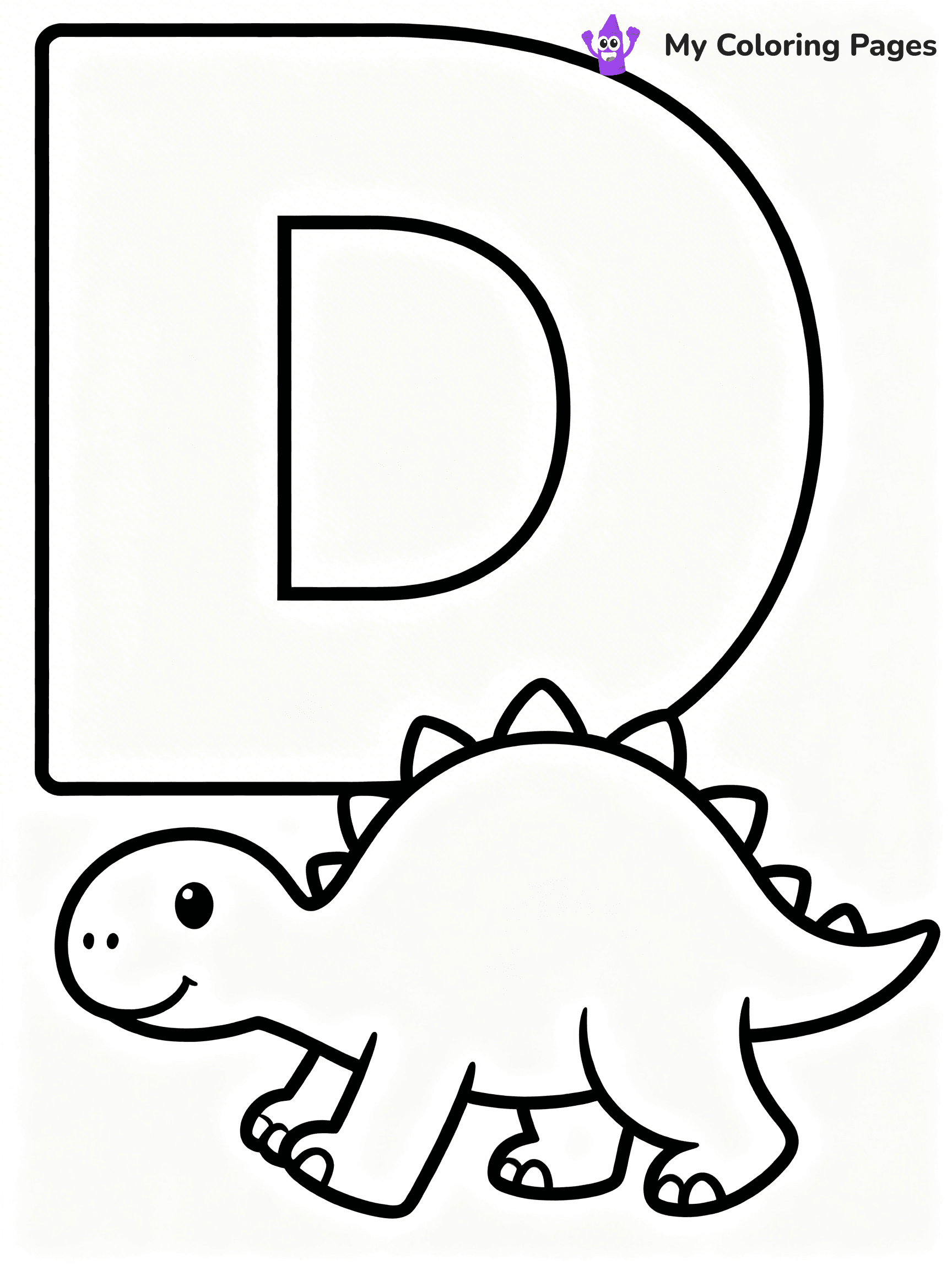 Letter D Coloring Pages - 6