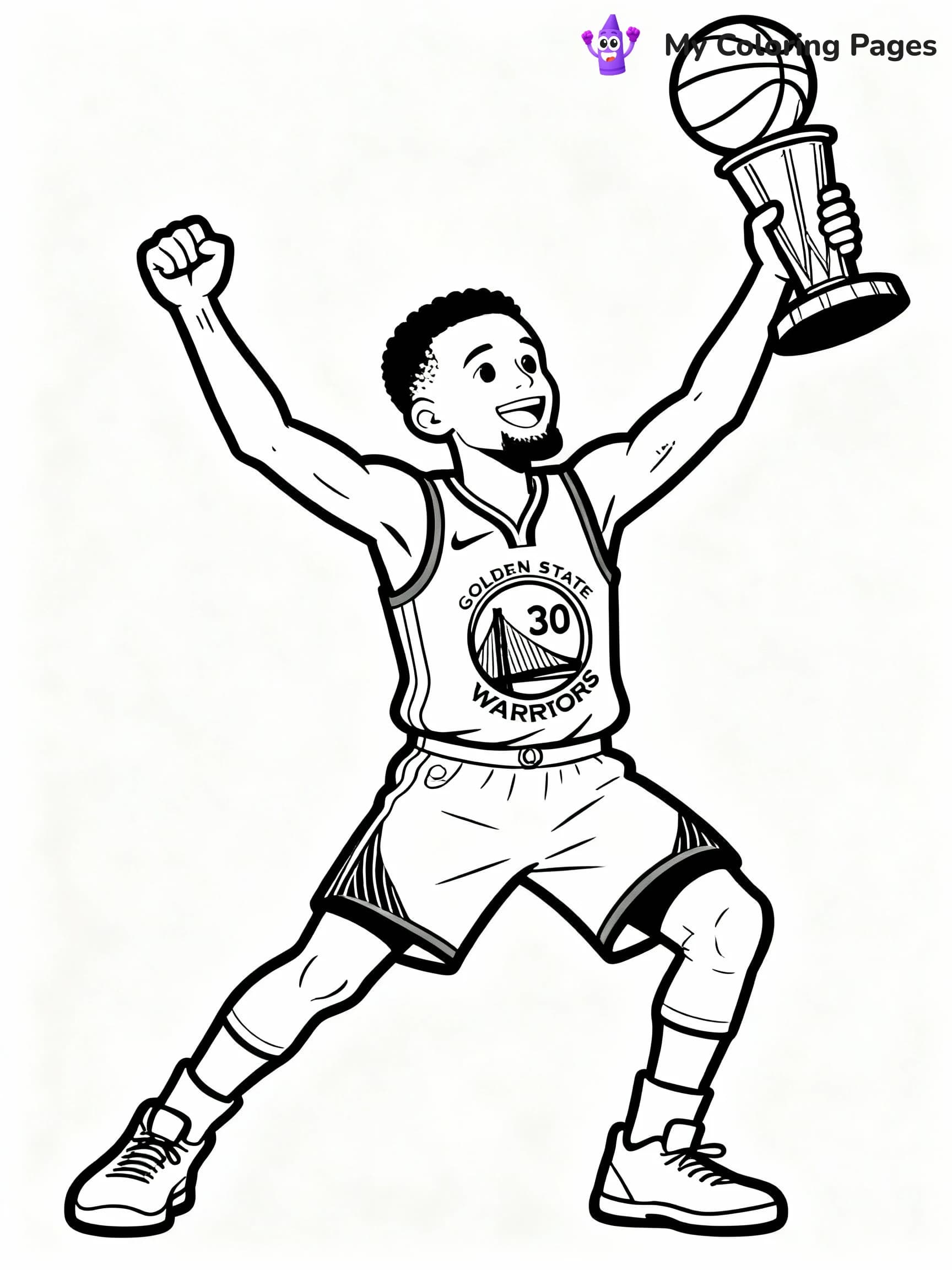 Steph Curry Coloring Pages - 24