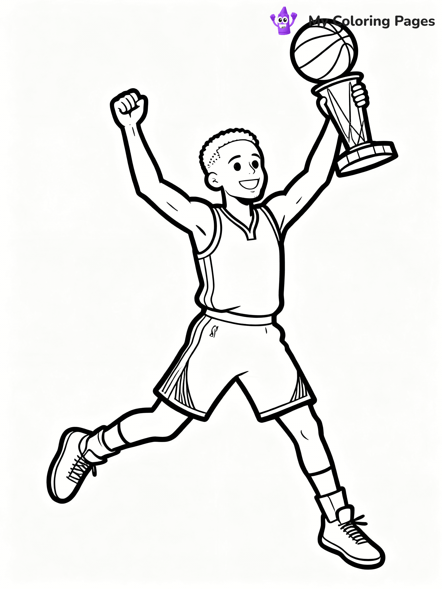 Steph Curry Coloring Pages - 23