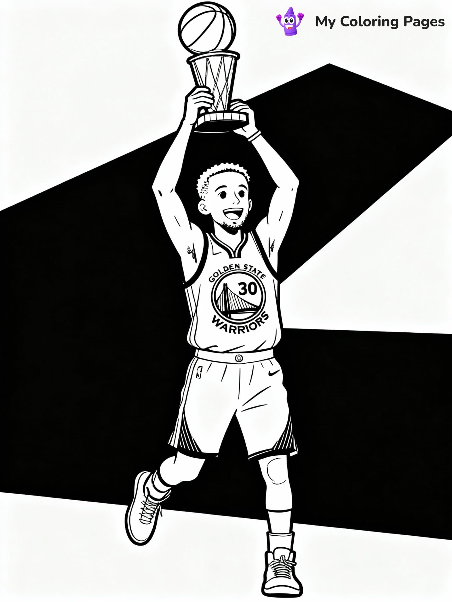 Steph Curry Coloring Pages - 22