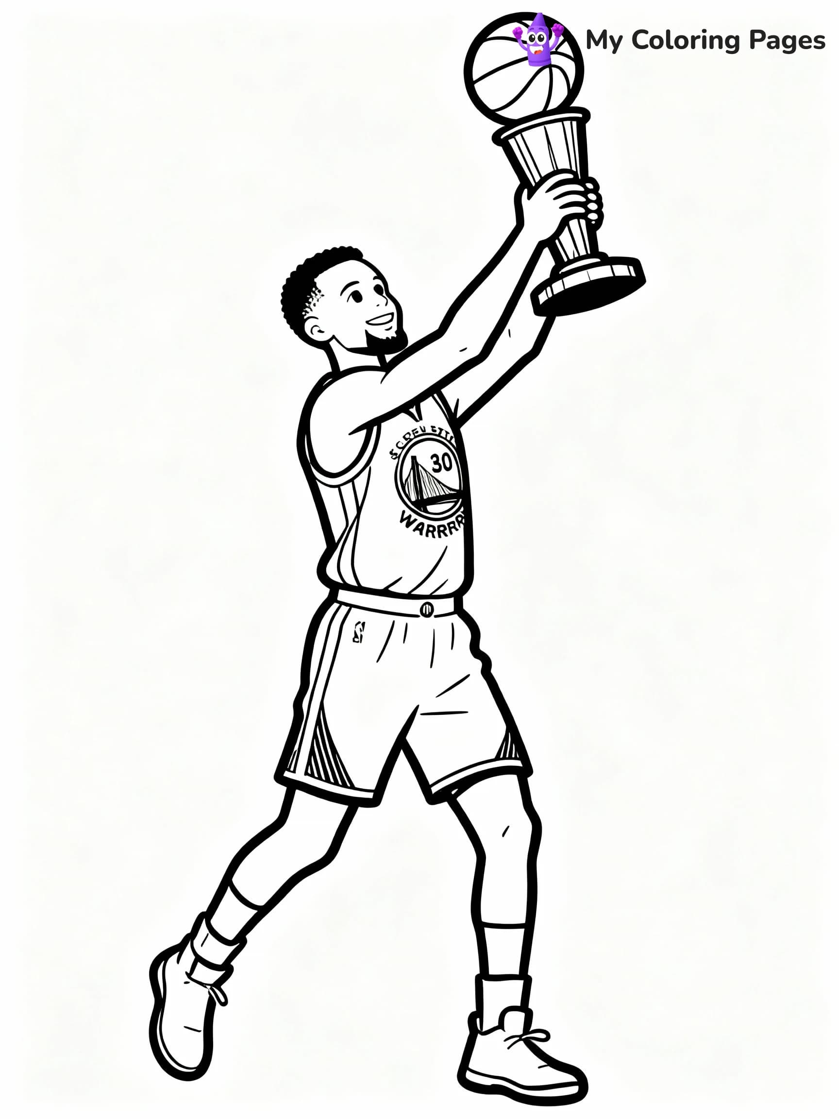 Steph Curry Coloring Pages - 21
