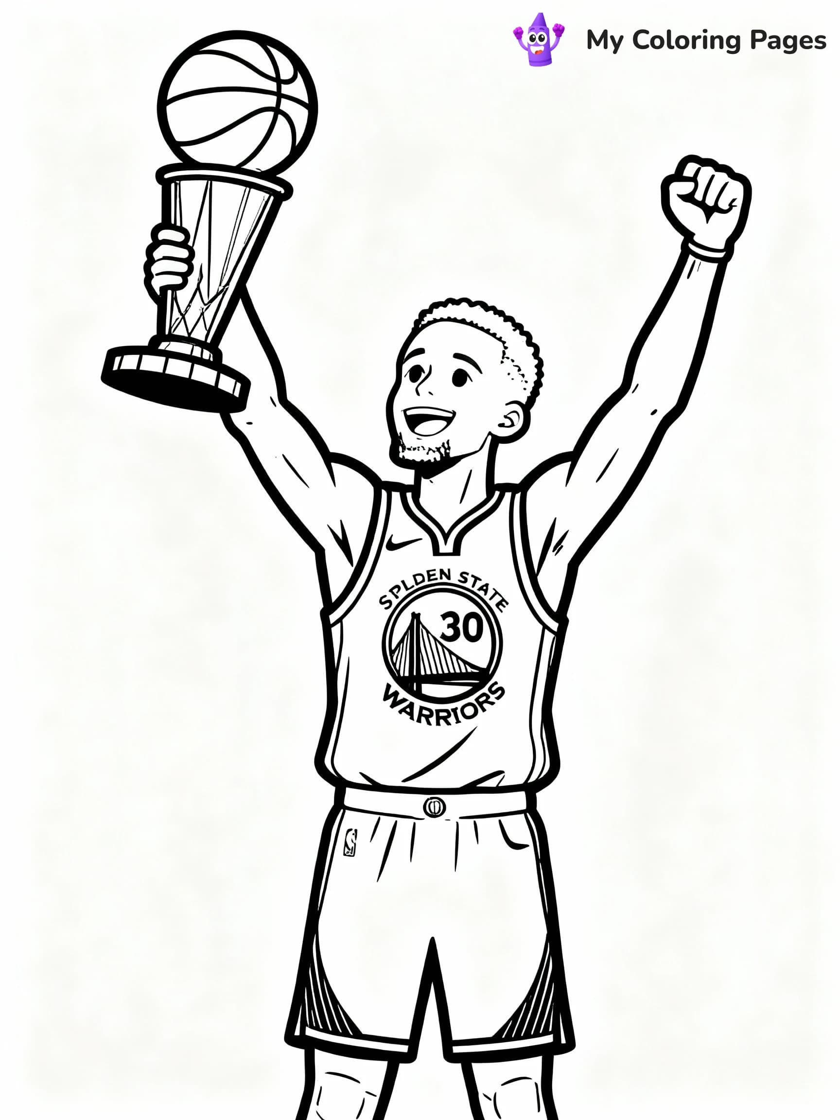 Steph Curry Coloring Pages - 20