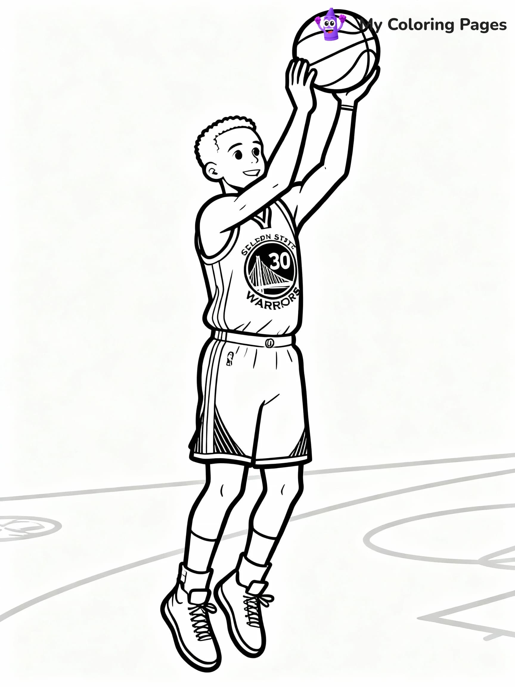 Steph Curry Coloring Pages - 15