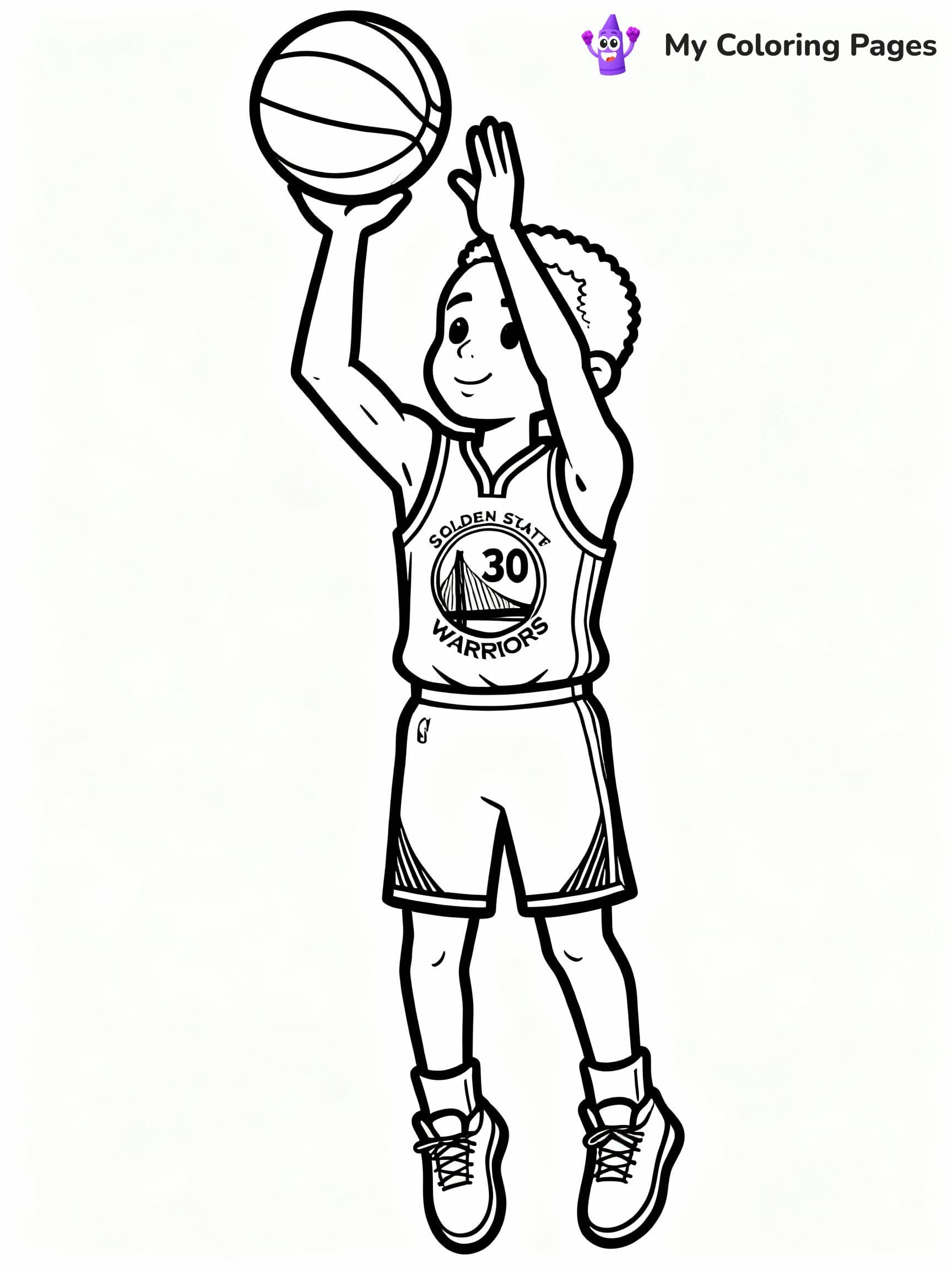 Steph Curry Coloring Pages - 14