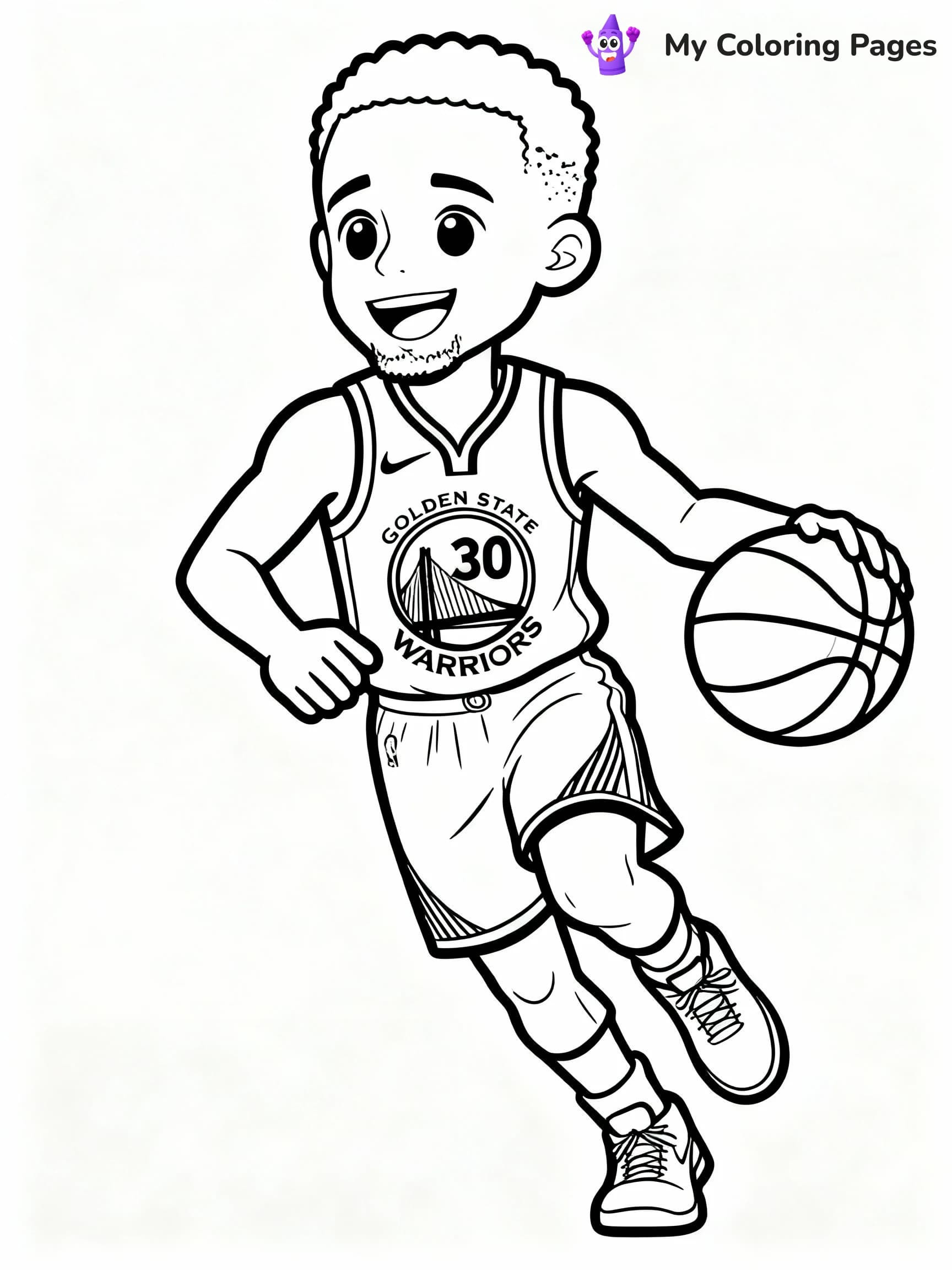 Steph Curry Coloring Pages - 13