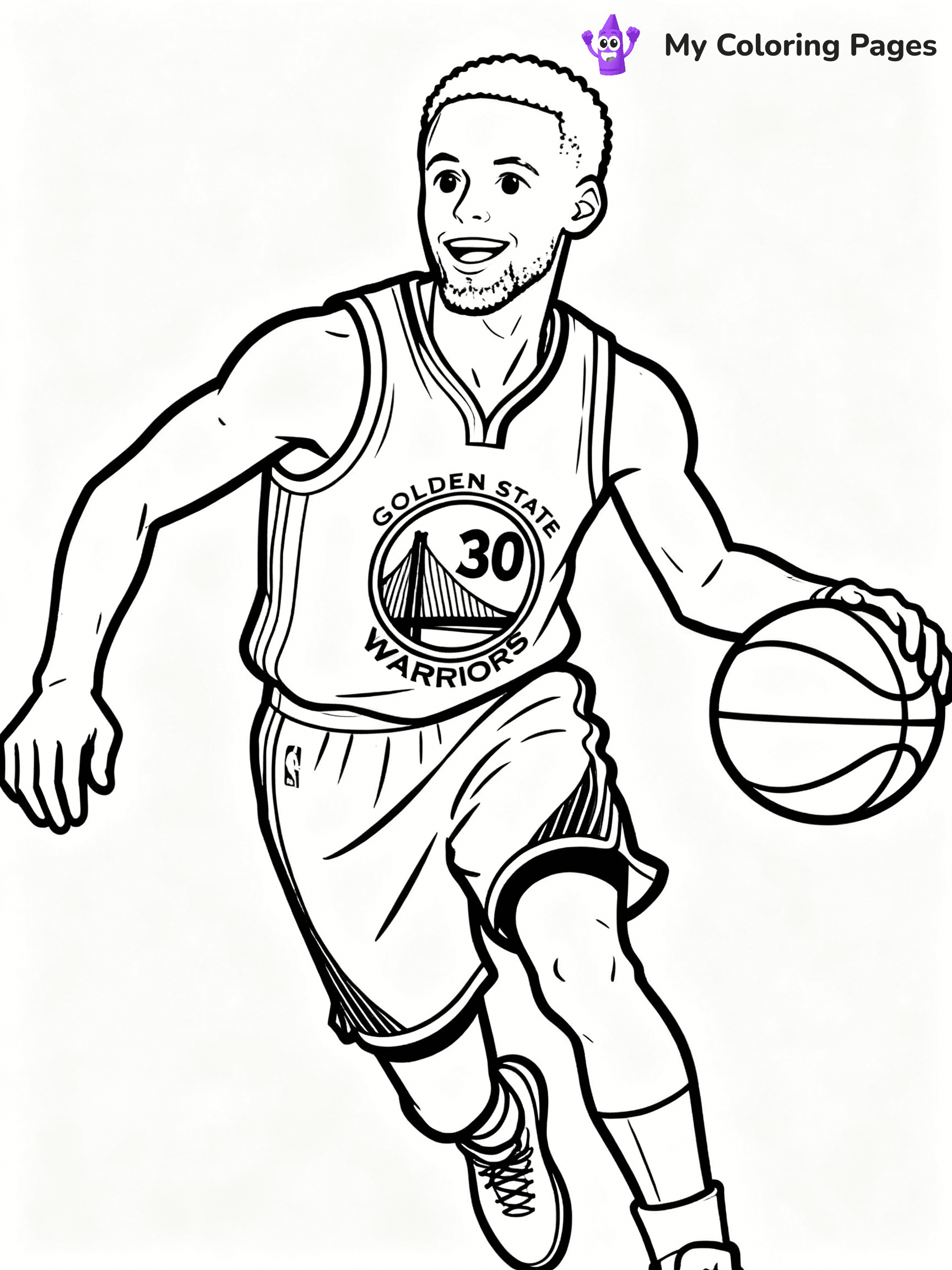 Steph Curry Coloring Pages - 12
