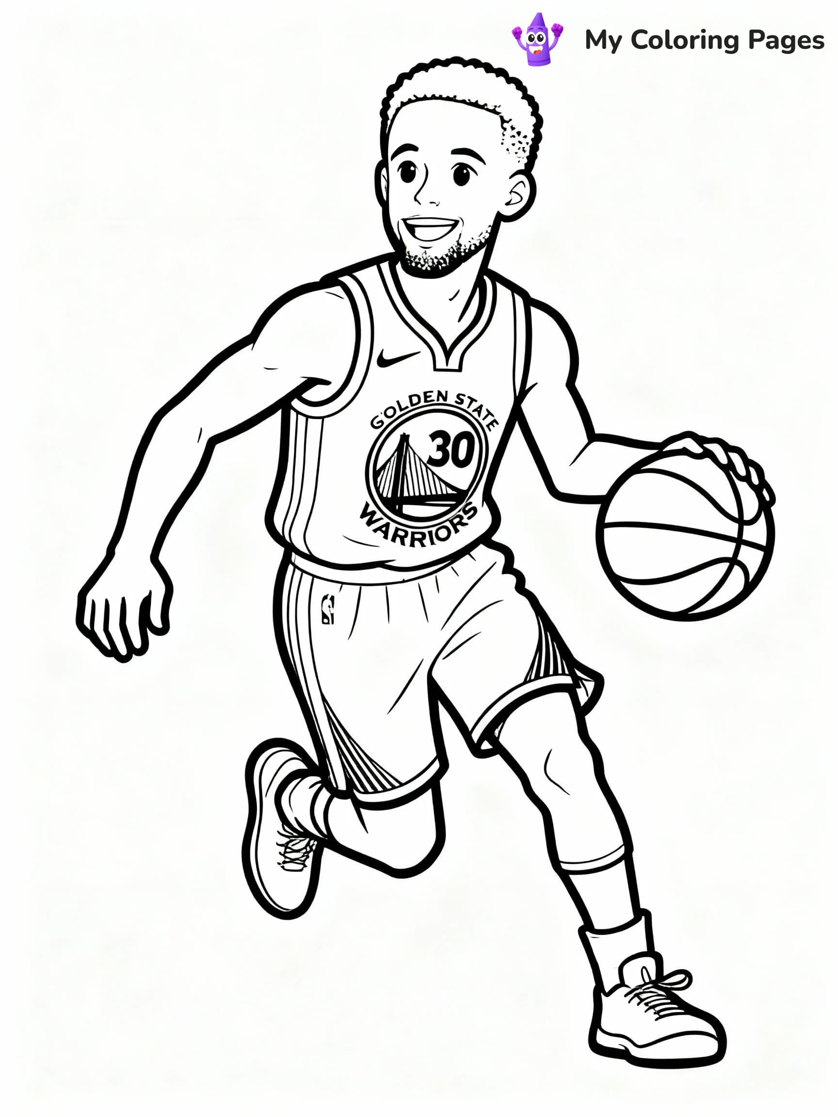 Steph Curry Coloring Pages - 11