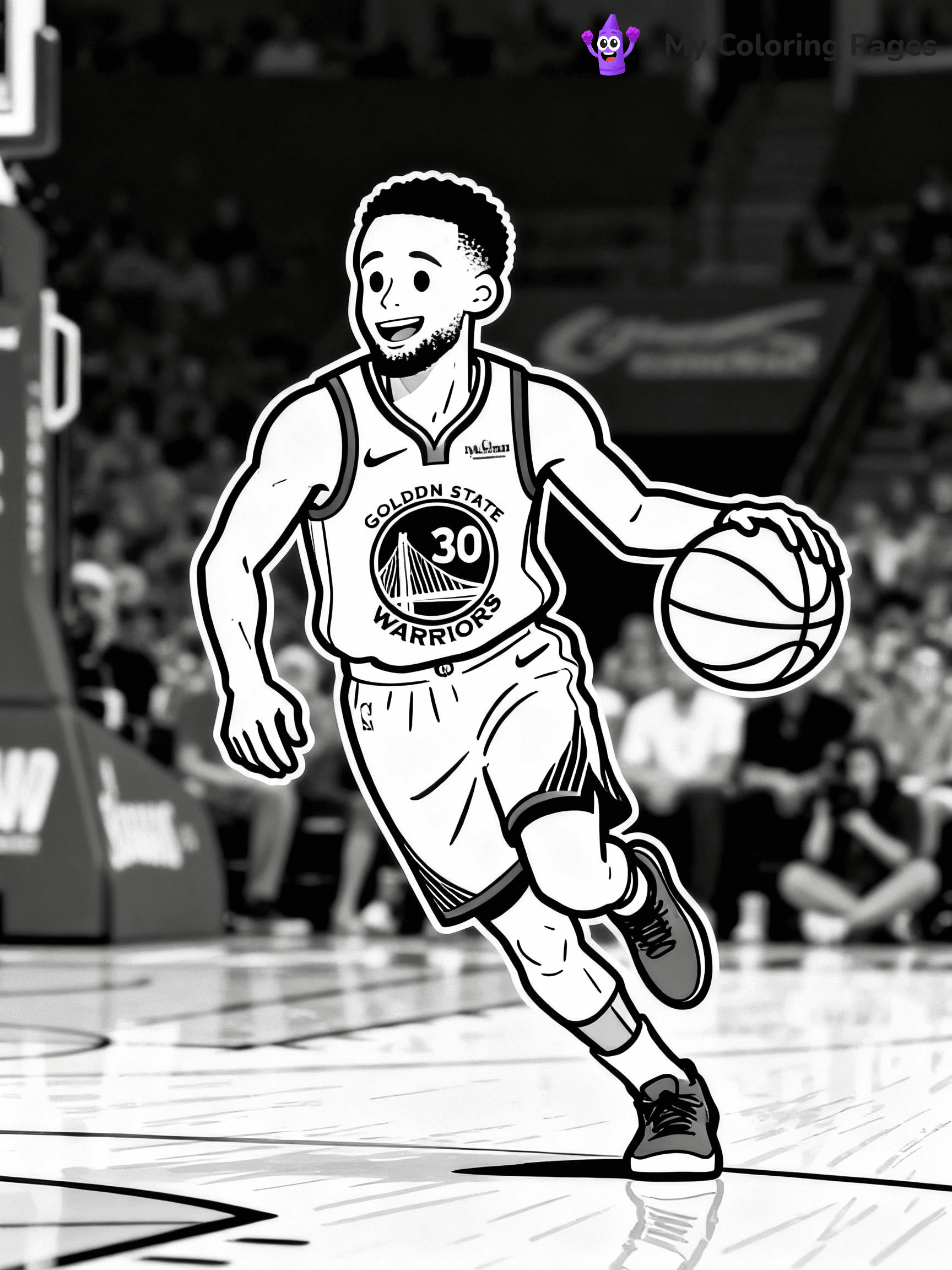Steph Curry Coloring Pages - 10