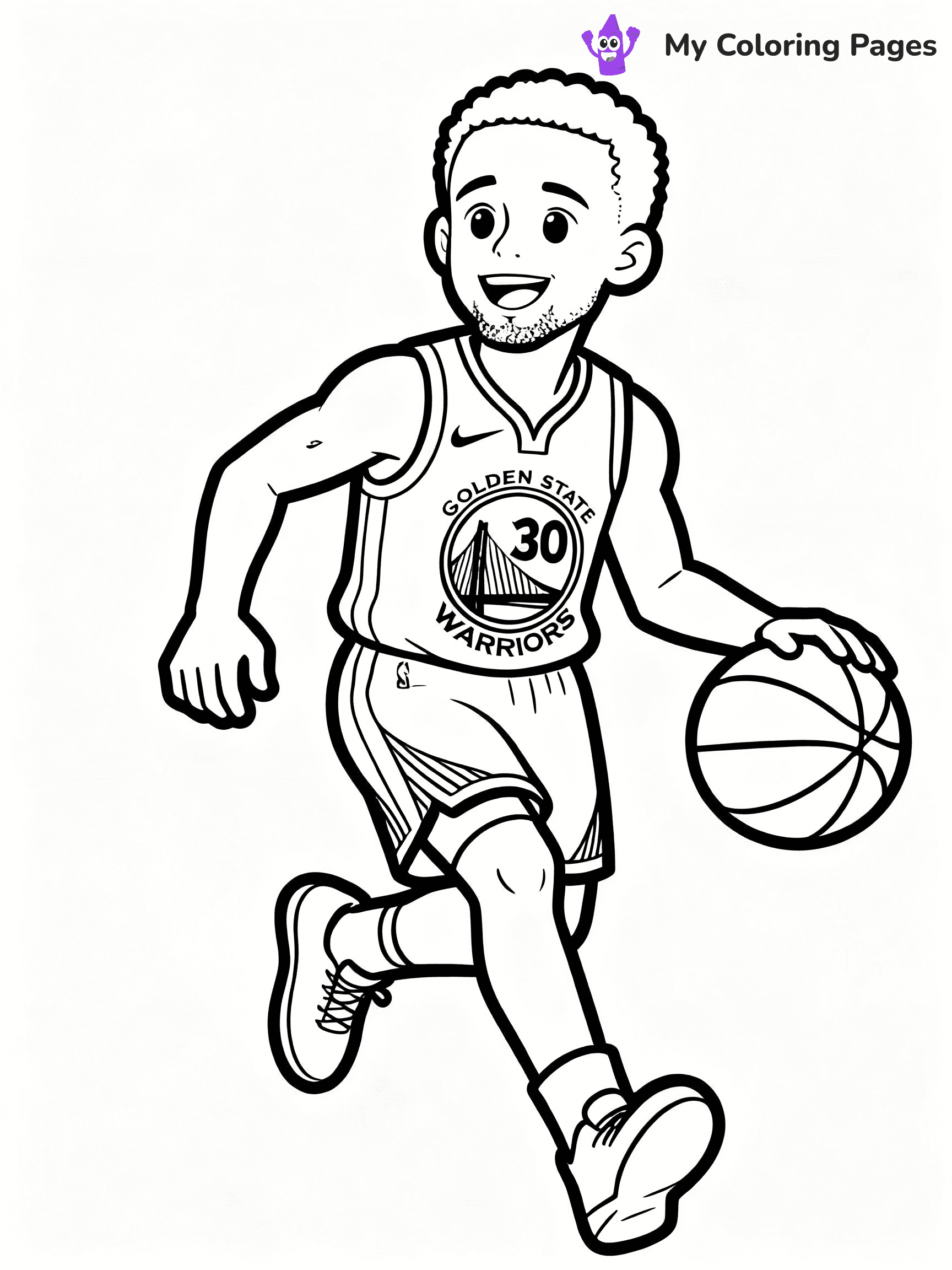 Steph Curry Coloring Pages - 8